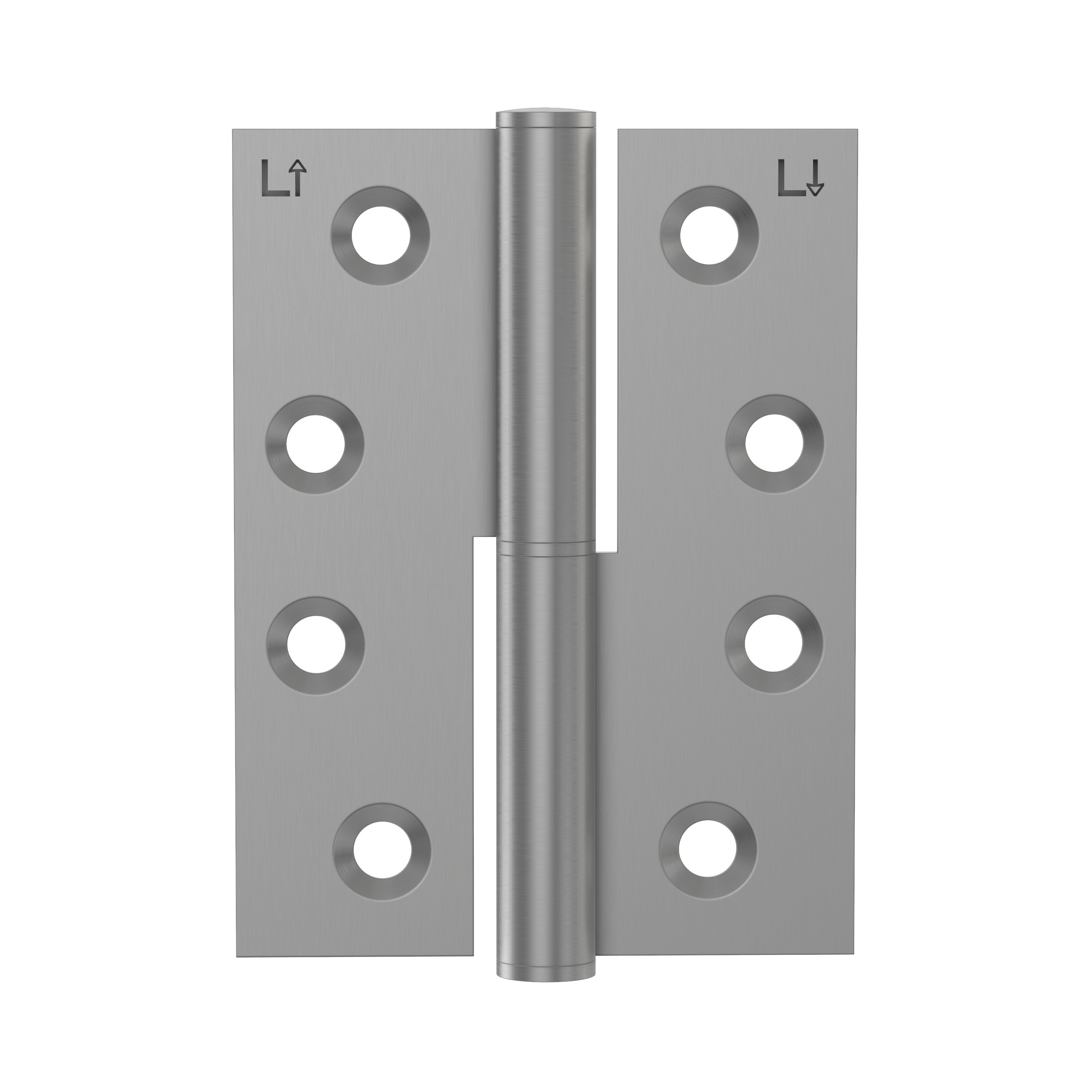 Lombardy Lift Off Left Hand Hinge (Pair) – Brushed Nickel