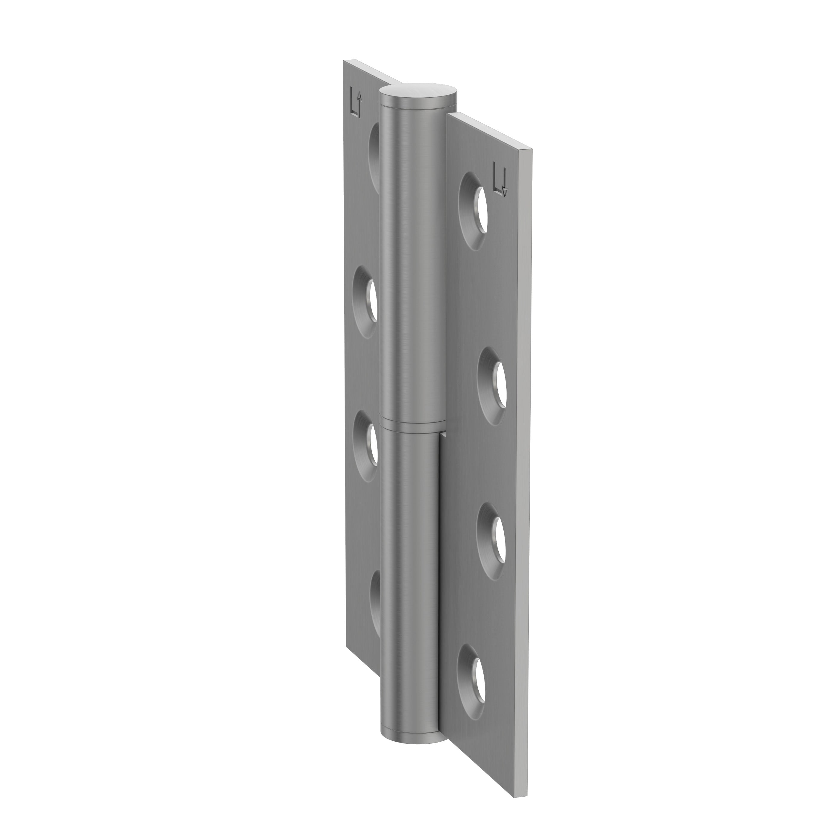 Lombardy Lift Off Left Hand Hinge (Pair) – Brushed Nickel