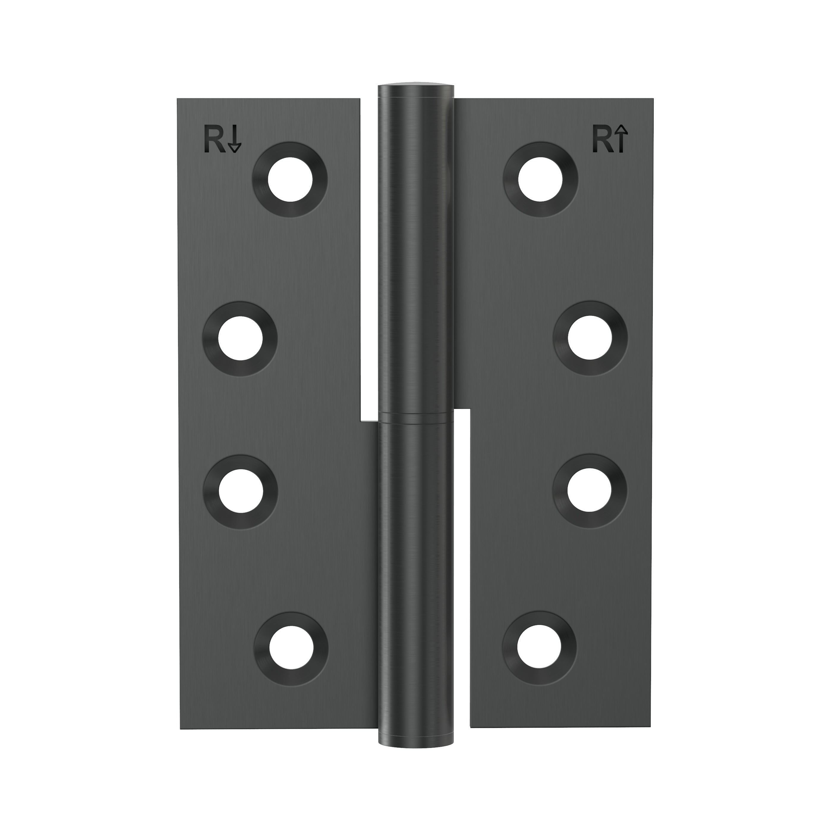 Lombardy Lift Off Right Hand Hinge (Pair) – Gun Metal Brushed