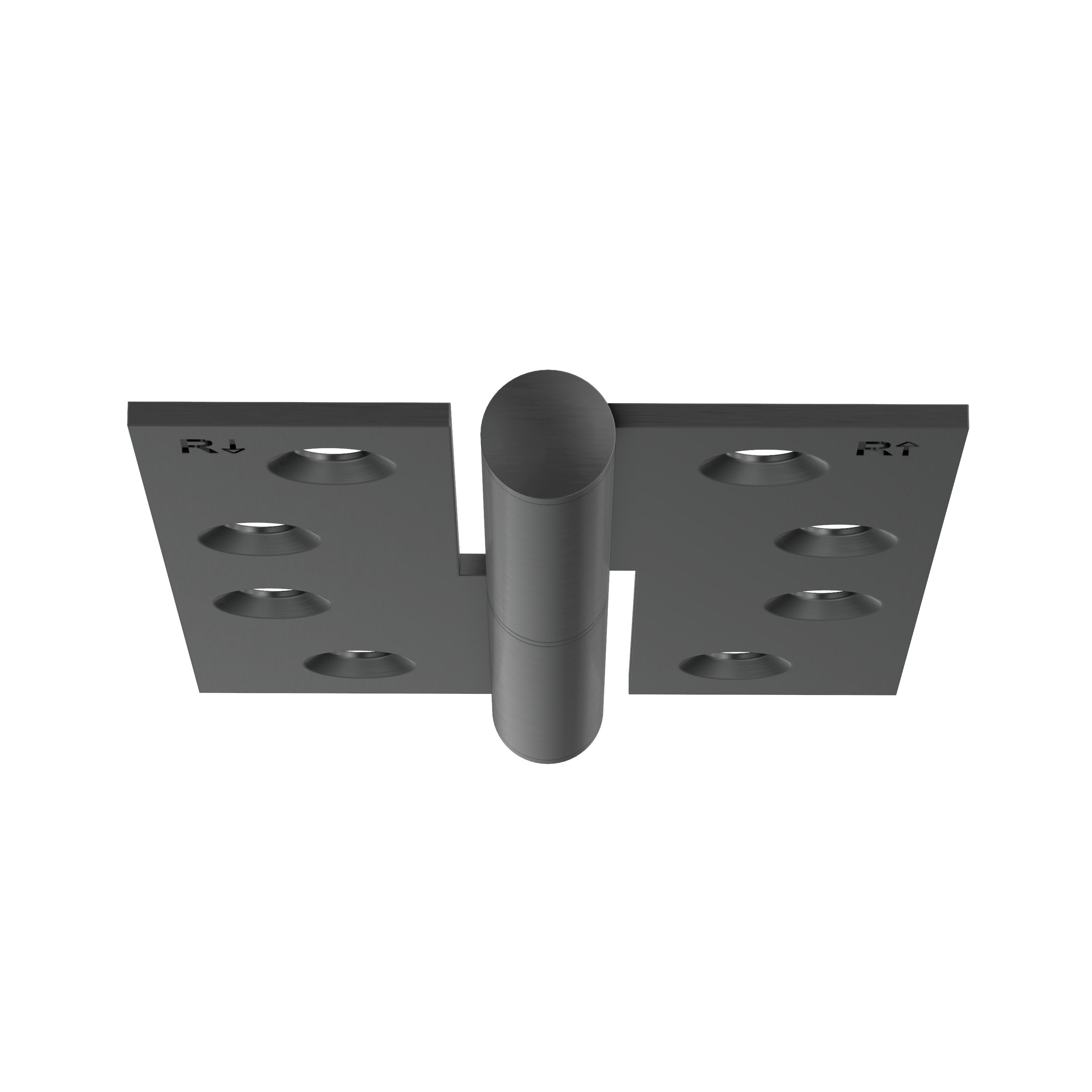 Lombardy Lift Off Right Hand Hinge (Pair) – Gun Metal Brushed
