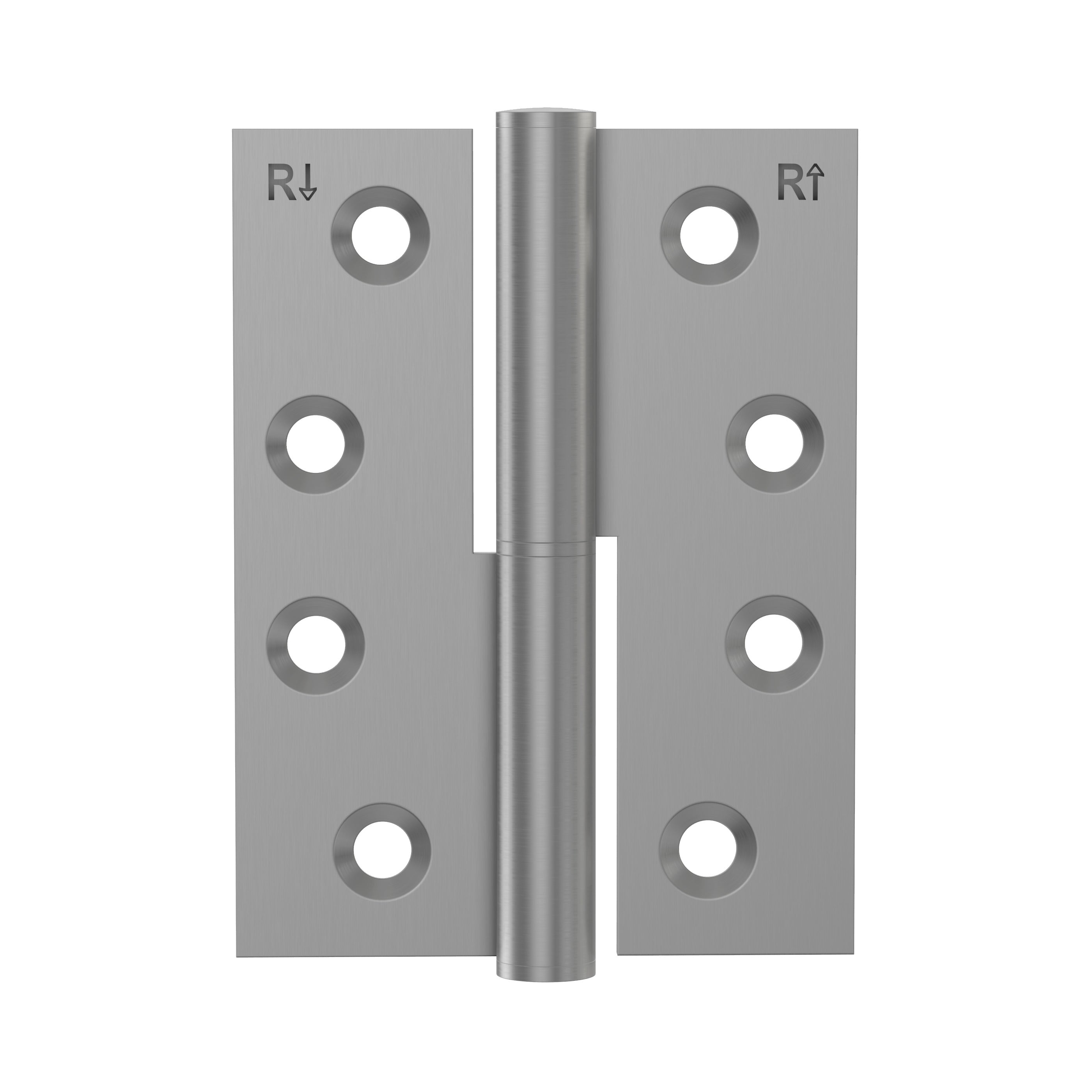 Lombardy Lift Off Right Hand Hinge (Pair) – Brushed Nickel