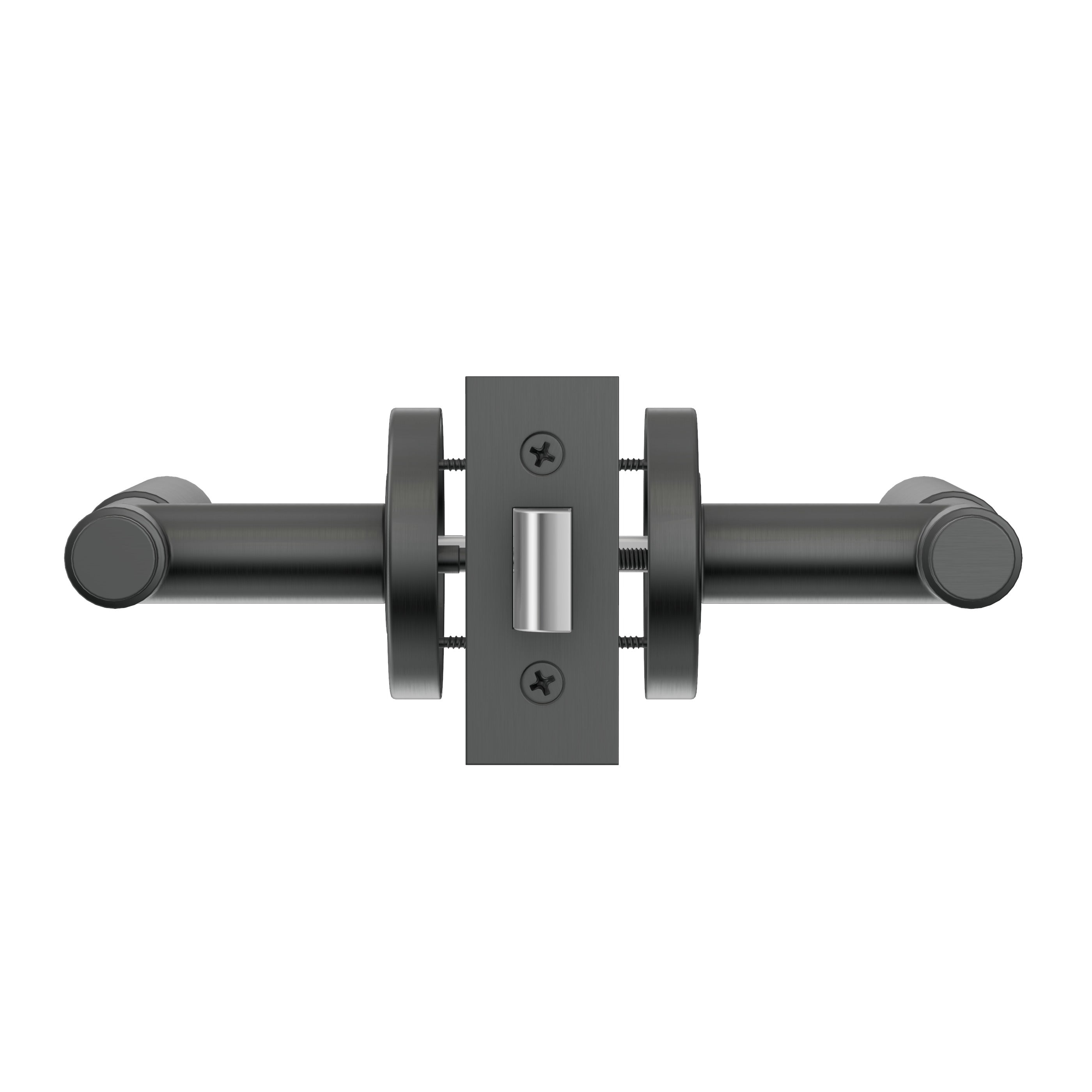 Lombardy Passage Door Handle - Gun Metal Brushed