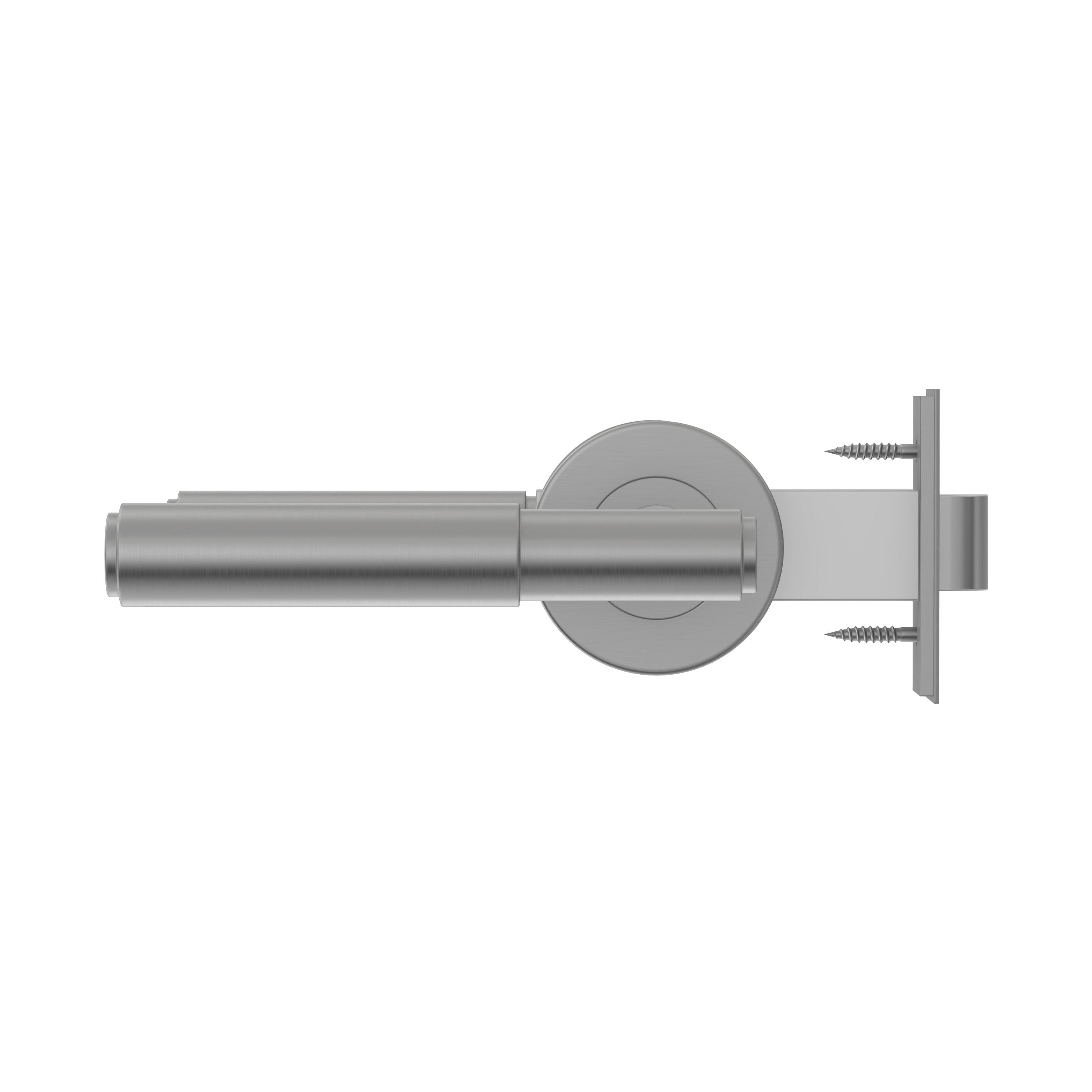 Lombardy Passage Door Handle - Brushed Nickel
