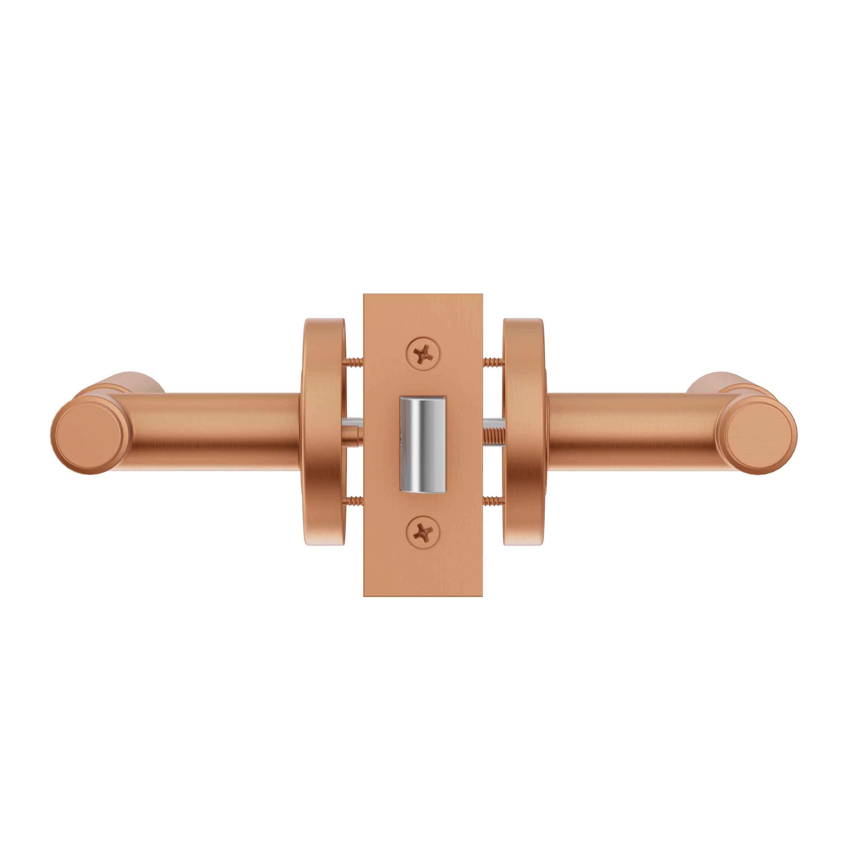Lombardy Passage Door Handle - Brushed Copper