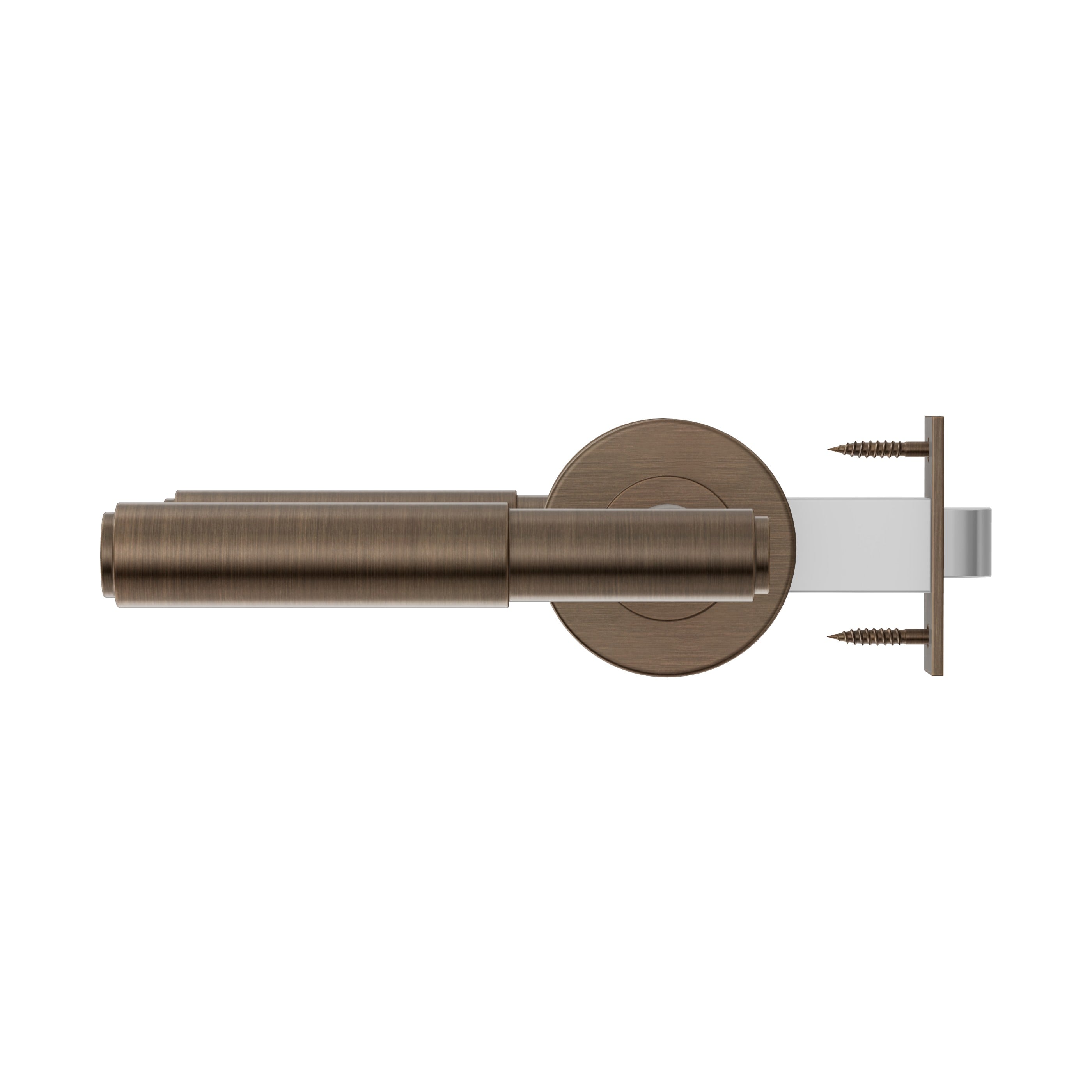 Lombardy Privacy Door Handle - Antique Brass
