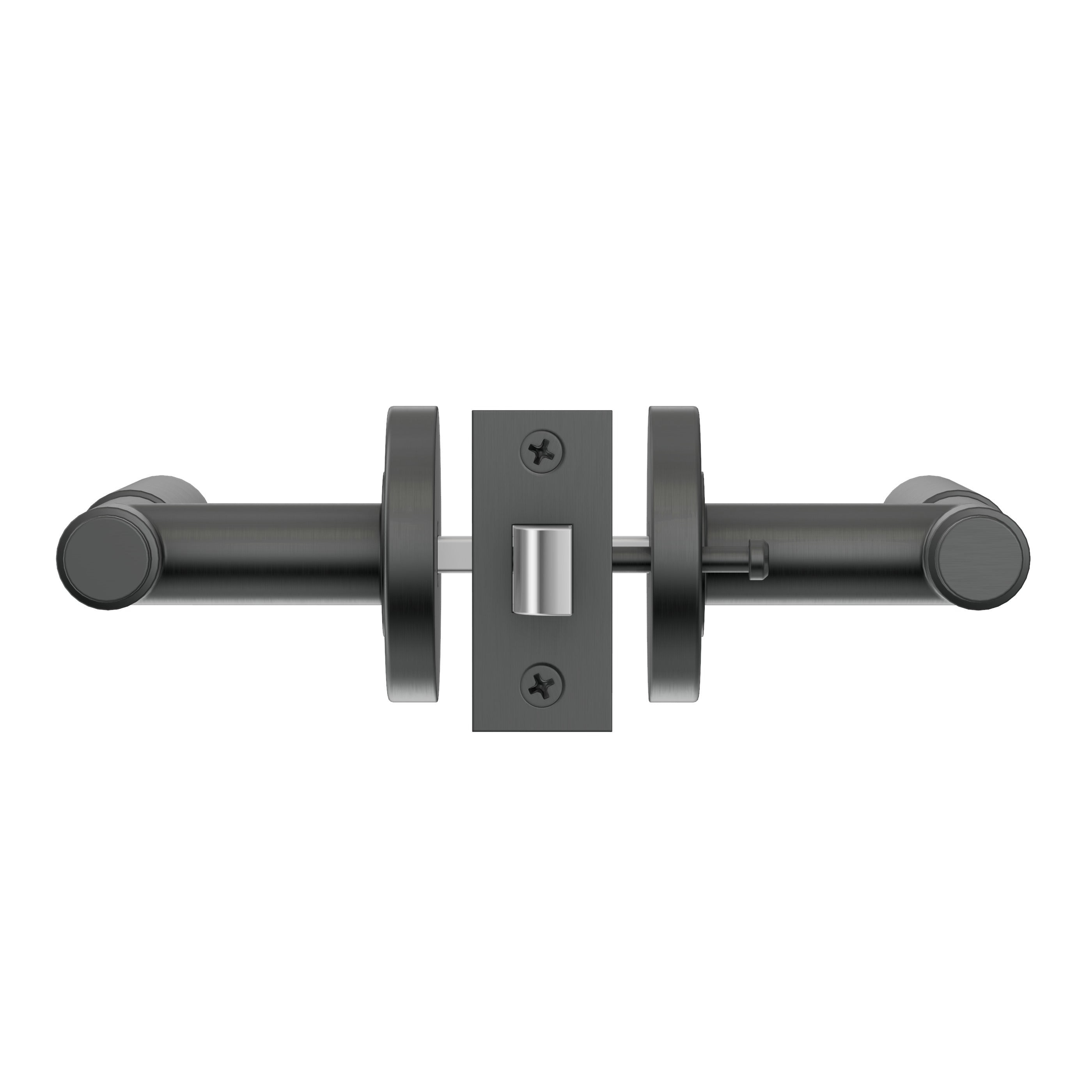 Lombardy Privacy Door Handle - Gun Metal Brushed