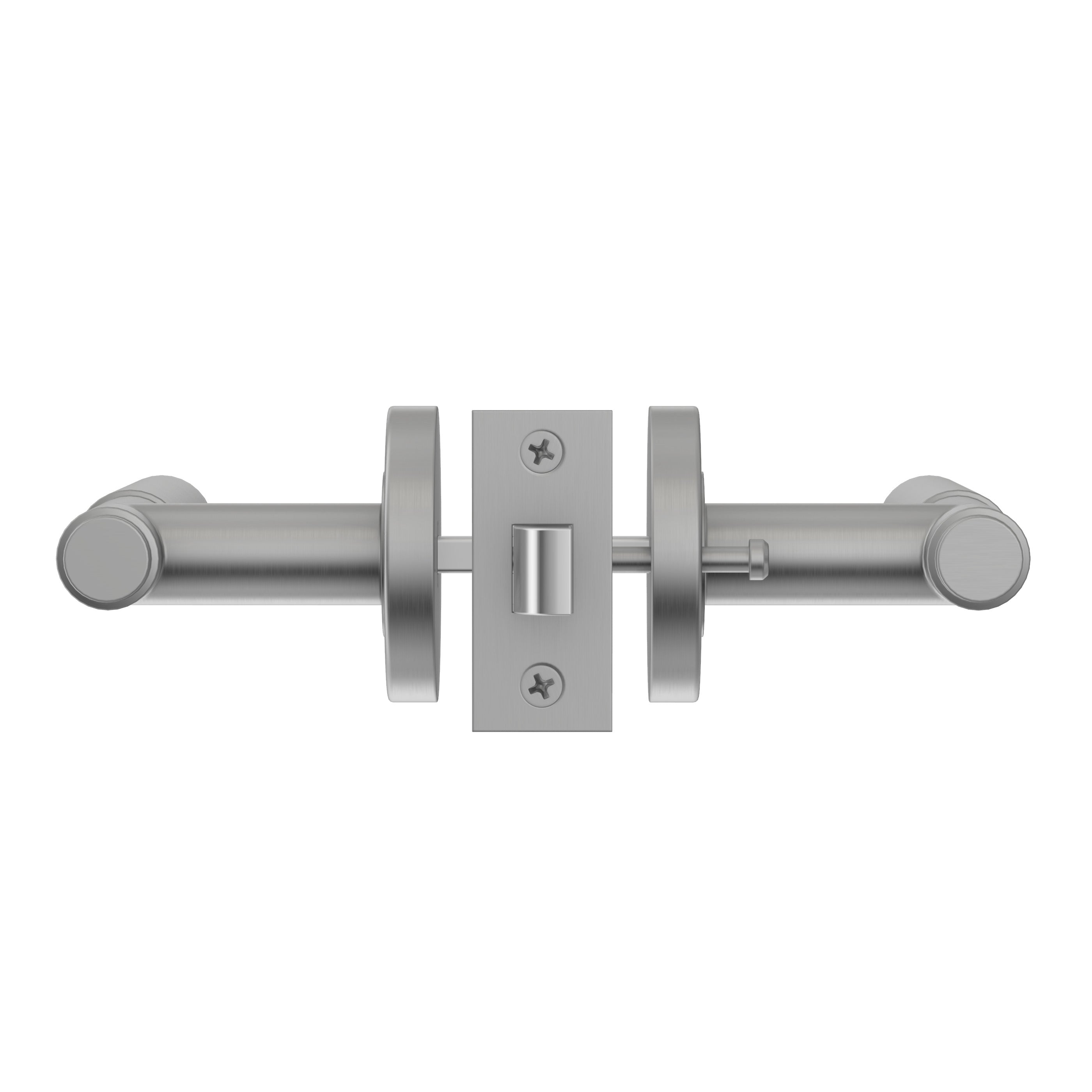 Lombardy Privacy Door Handle - Brushed Nickel