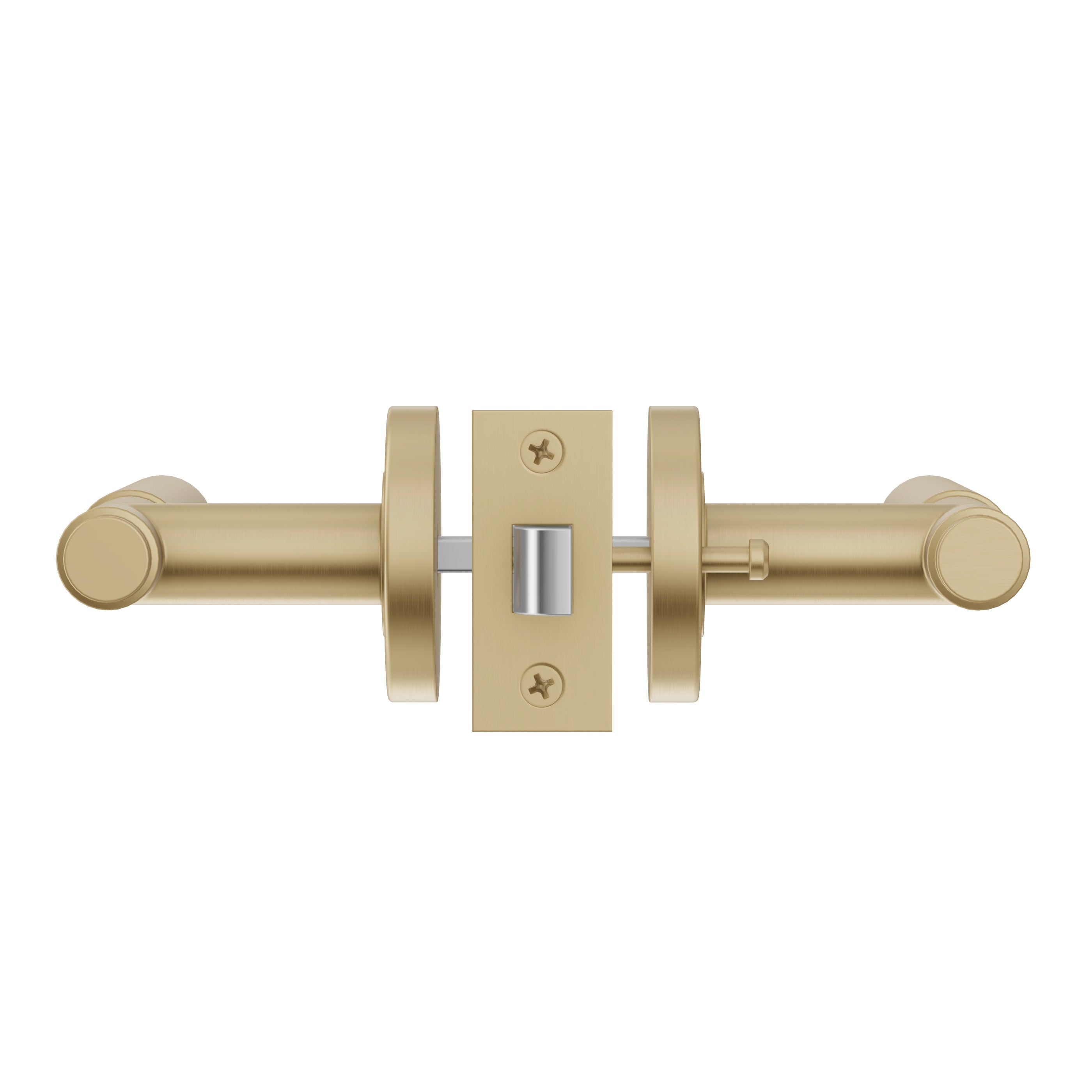 Lombardy Privacy Door Handle - Brushed Brass