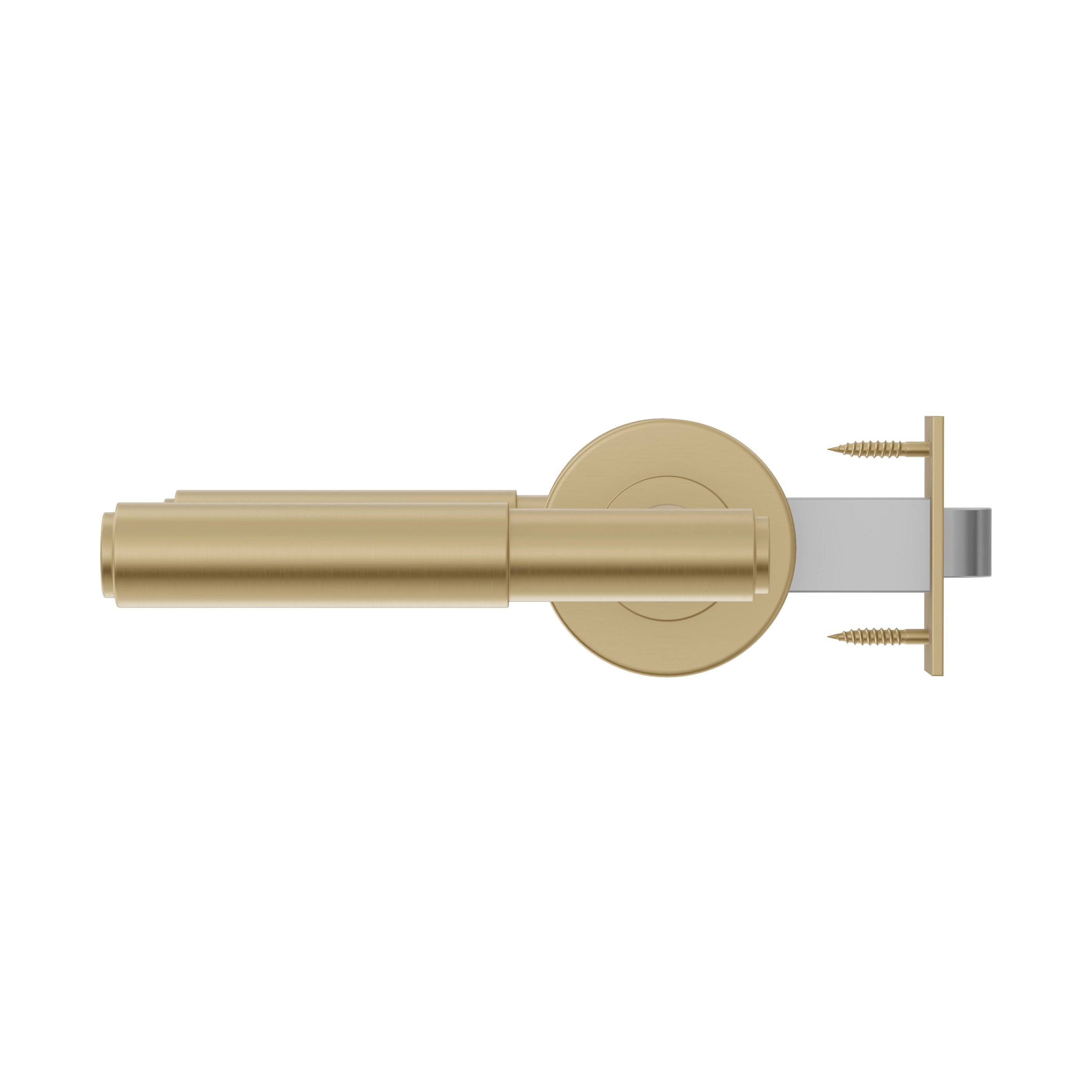 Lombardy Privacy Door Handle - Brushed Brass