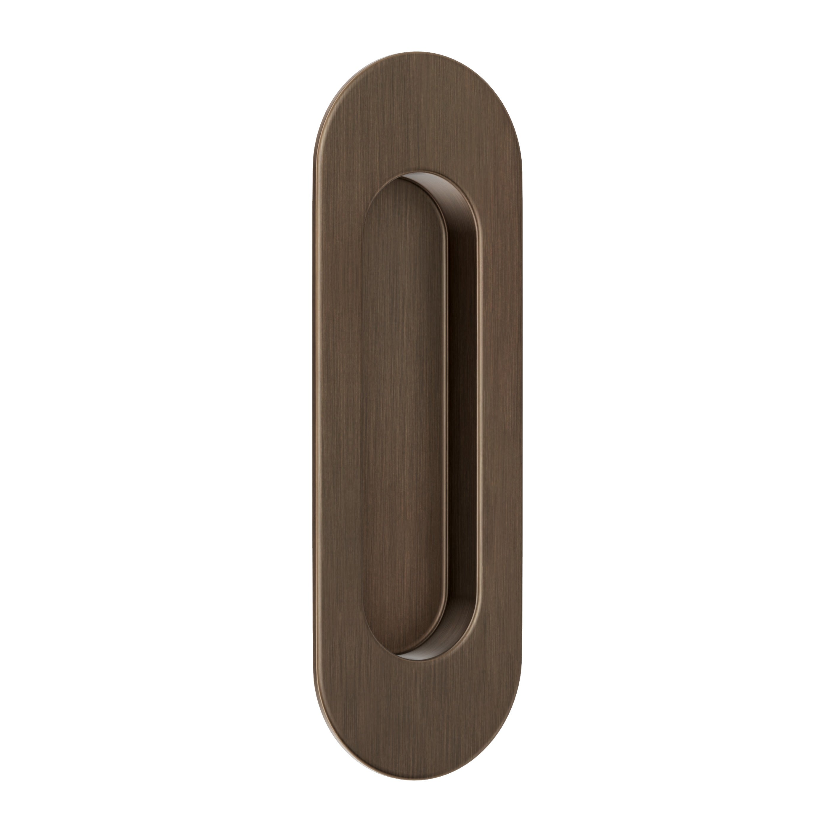 Lombardy Sliding Door Flush Pull – Antique Brass