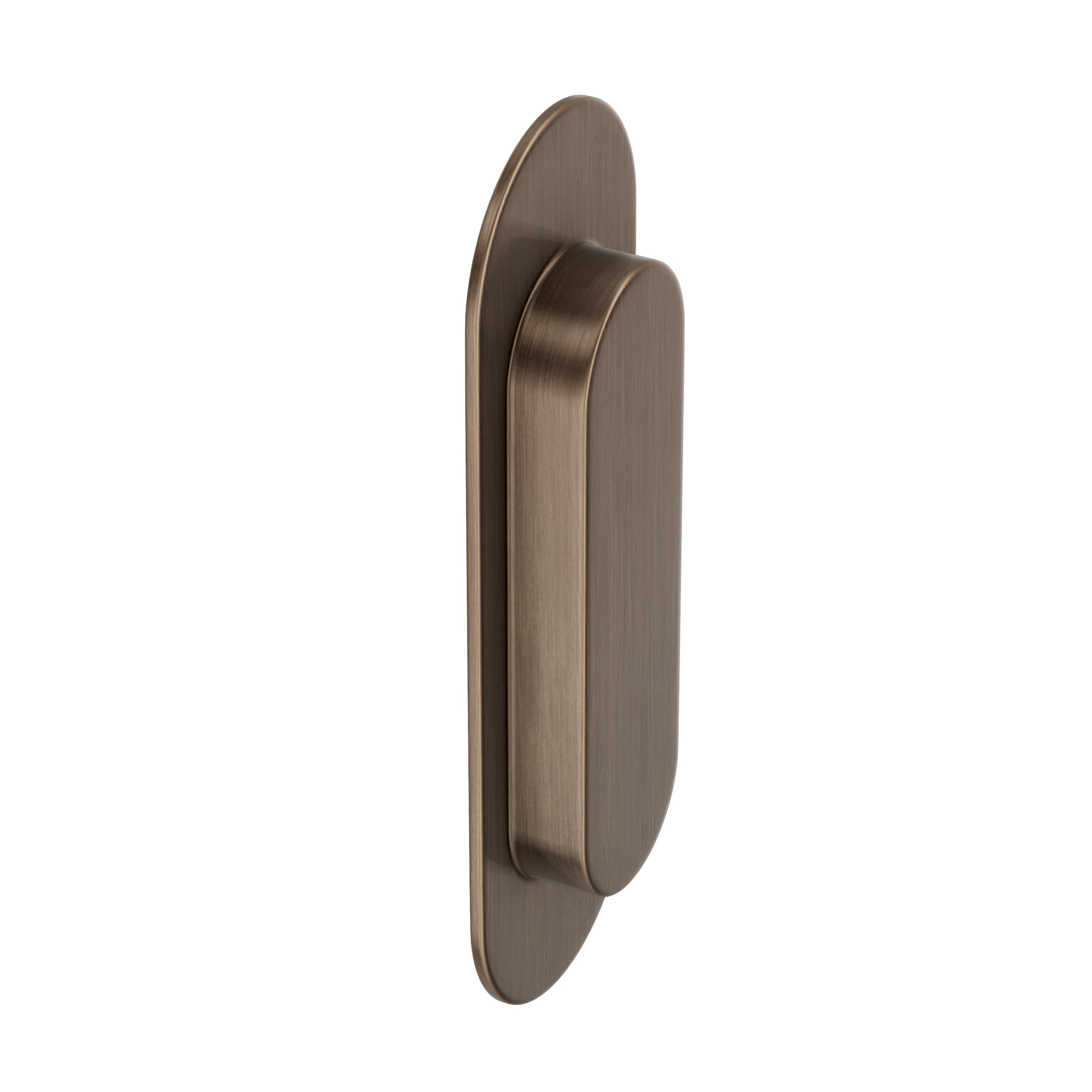 Lombardy Sliding Door Flush Pull – Antique Brass