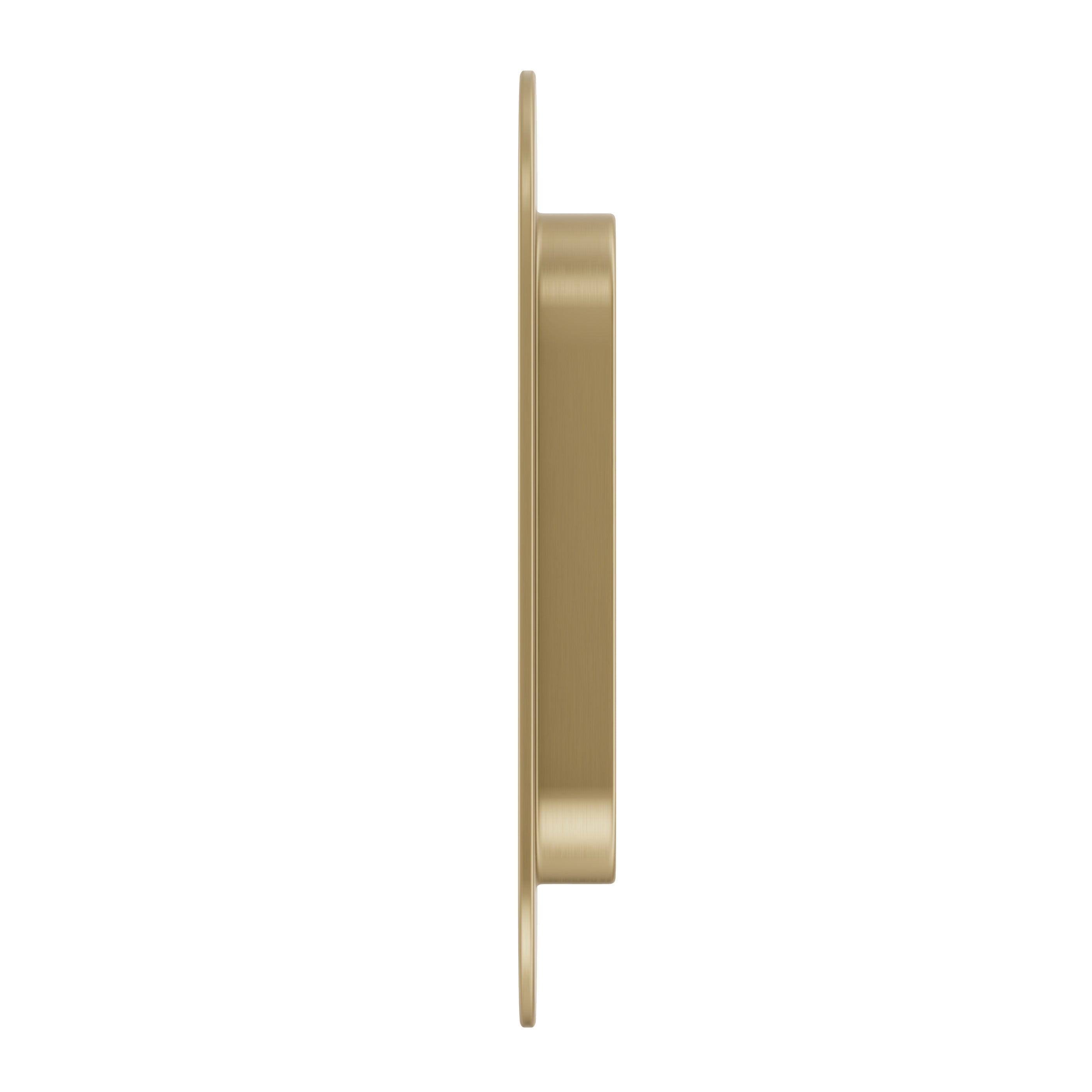 Lombardy Sliding Door Flush Pull – Brushed Brass