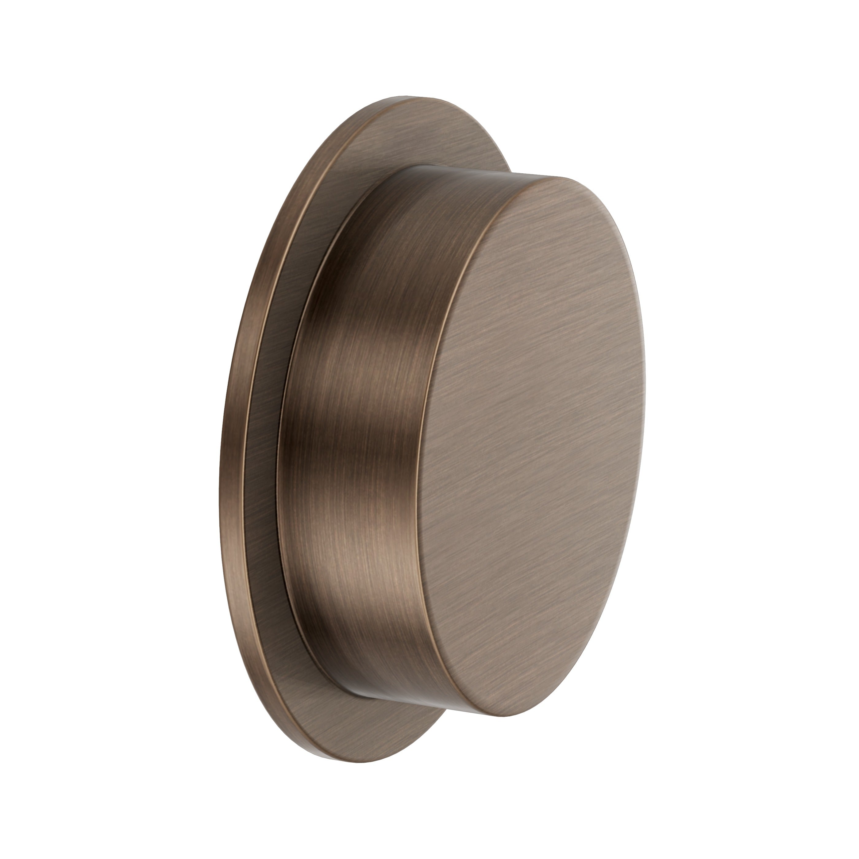 Lombardy Sliding Door Round Flush Pull – Antique Brass