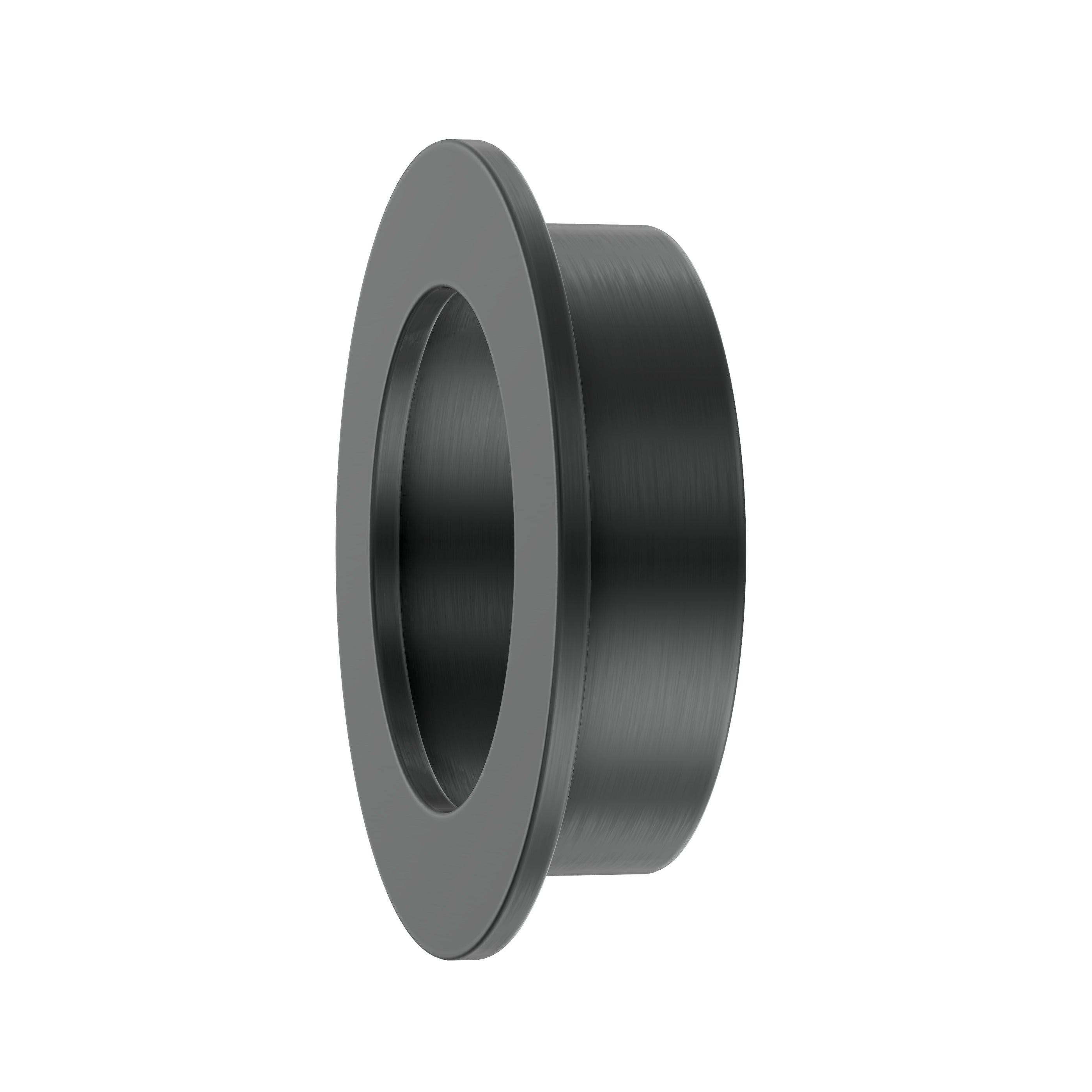 Lombardy Sliding Door Round Flush Pull – Gun Metal Brushed