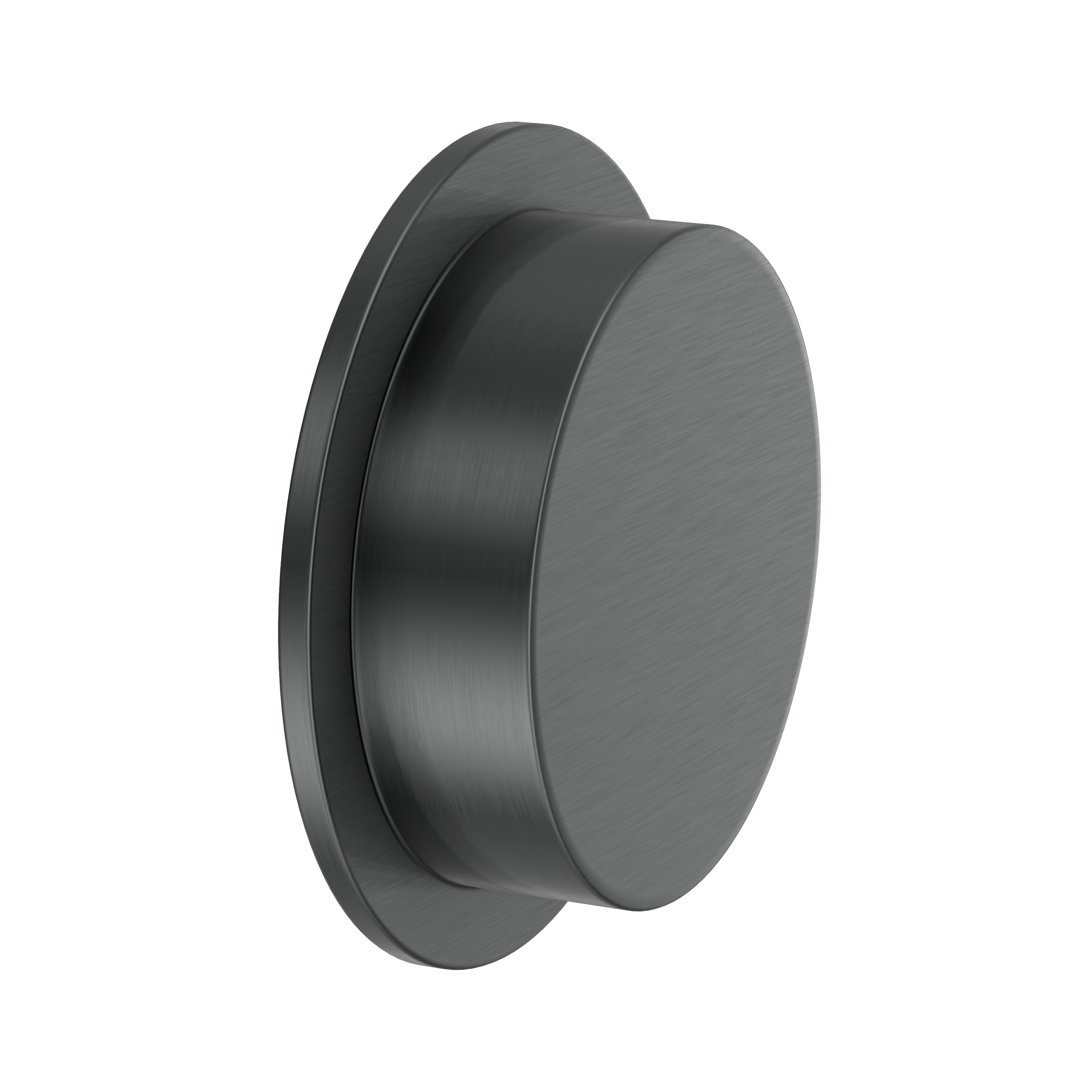 Lombardy Sliding Door Round Flush Pull – Gun Metal Brushed