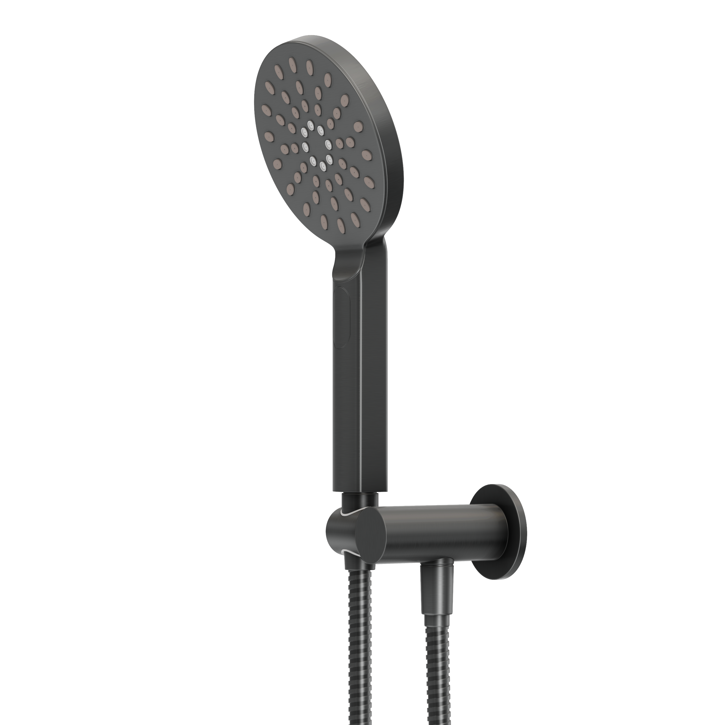 Round Hand Shower Wand - Gun Metal Brushed