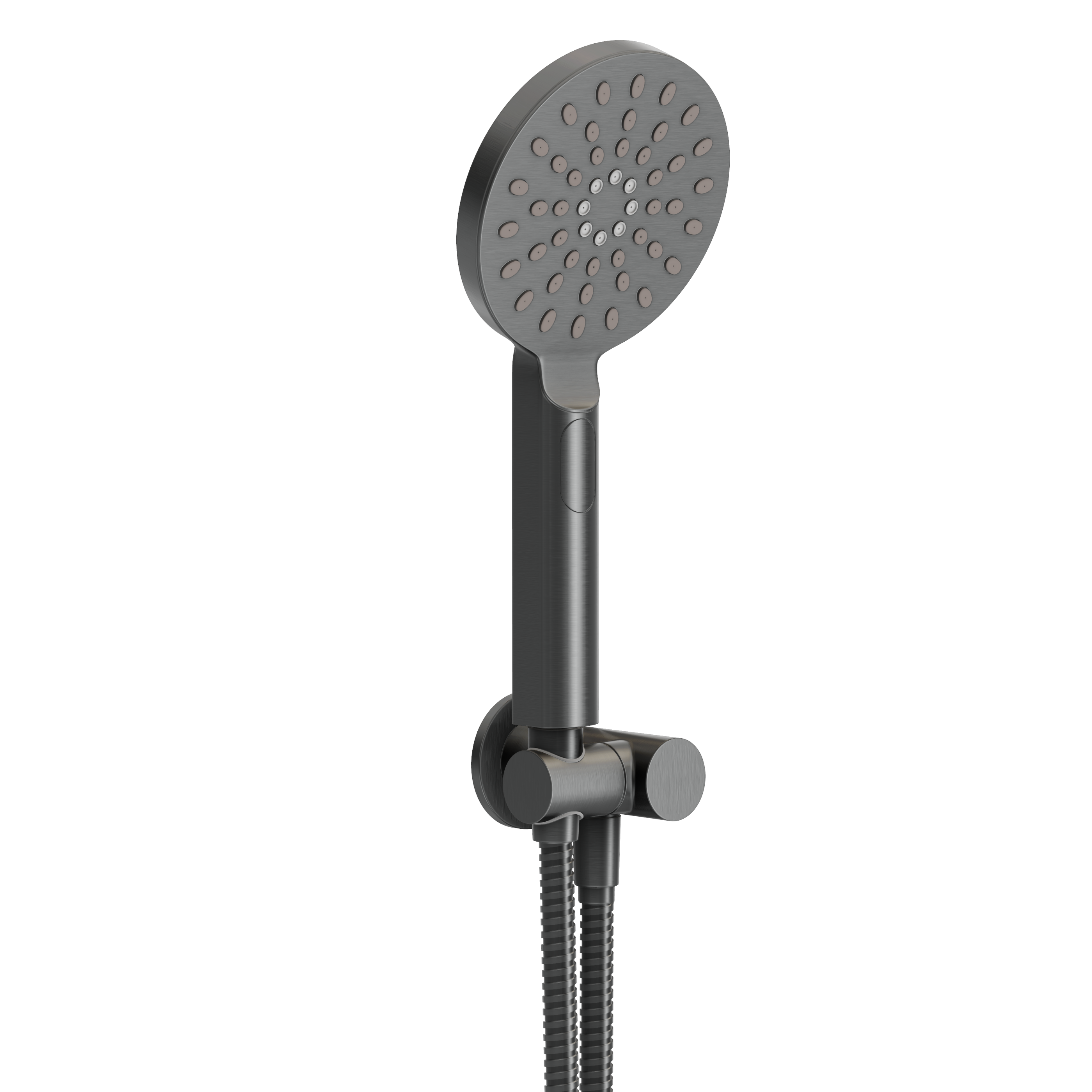 Round Hand Shower Wand - Gun Metal Brushed