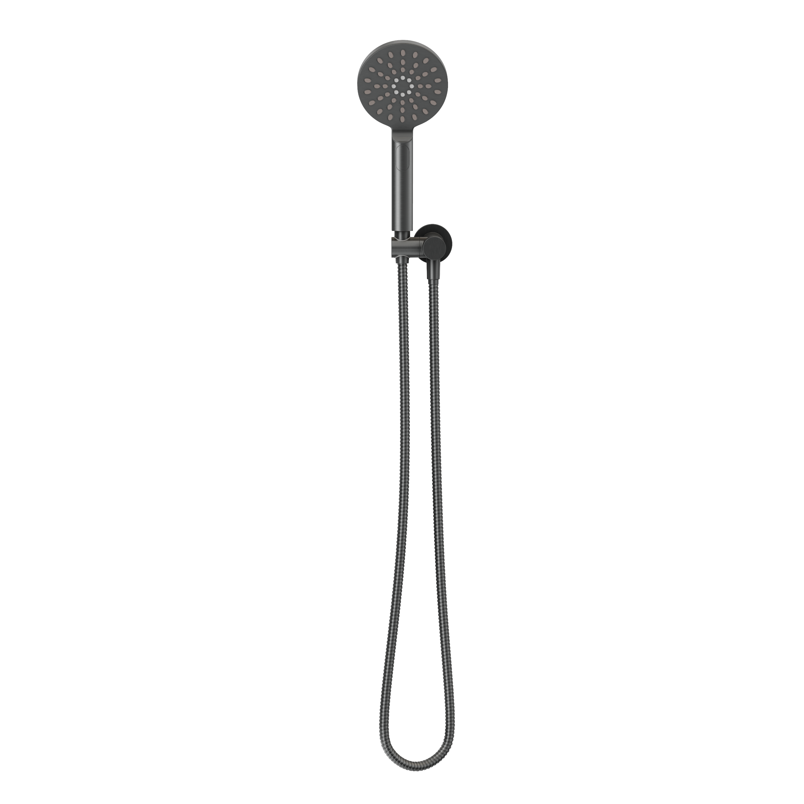 Round Hand Shower Wand - Gun Metal Brushed