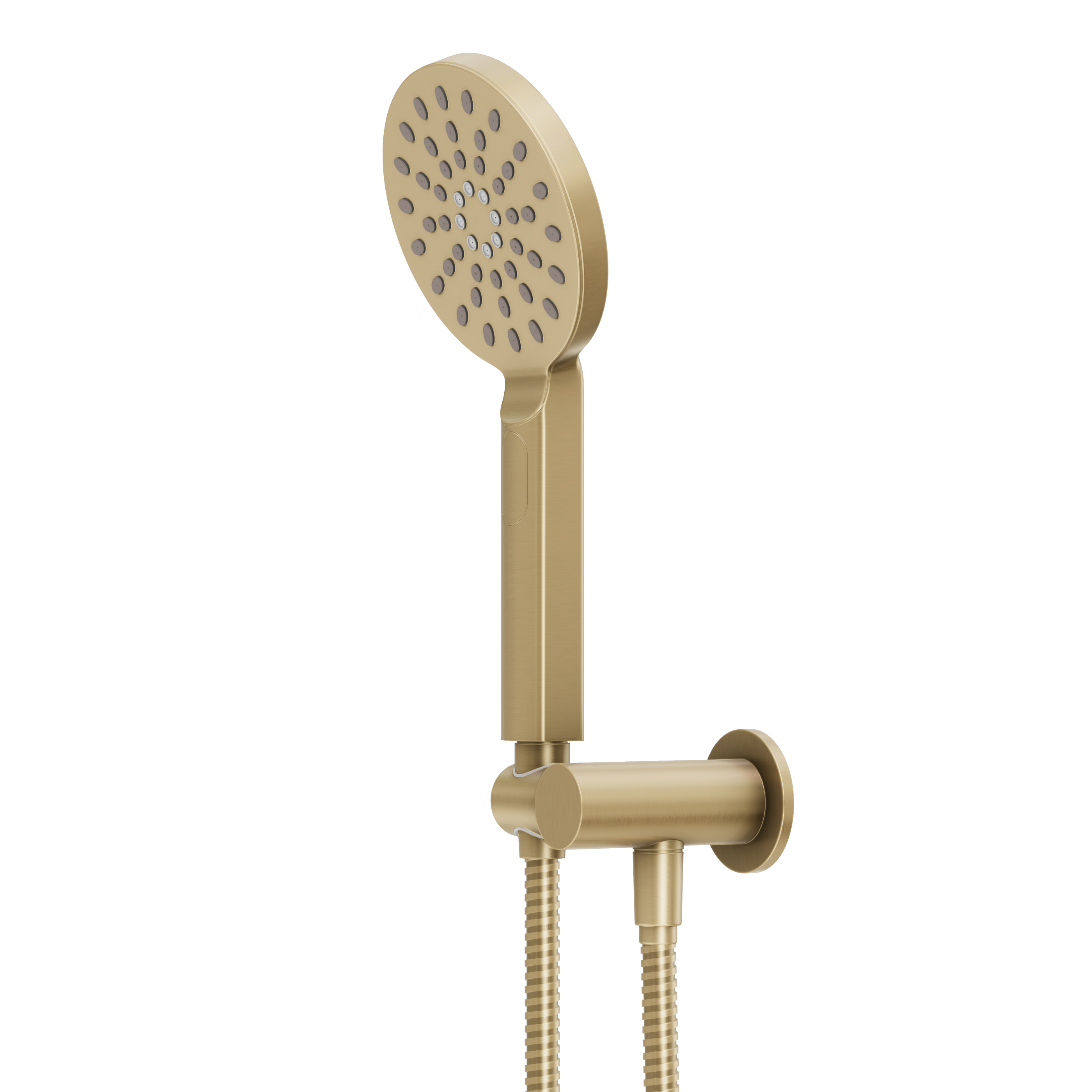 Round Hand Shower Wand - Brushed Brass