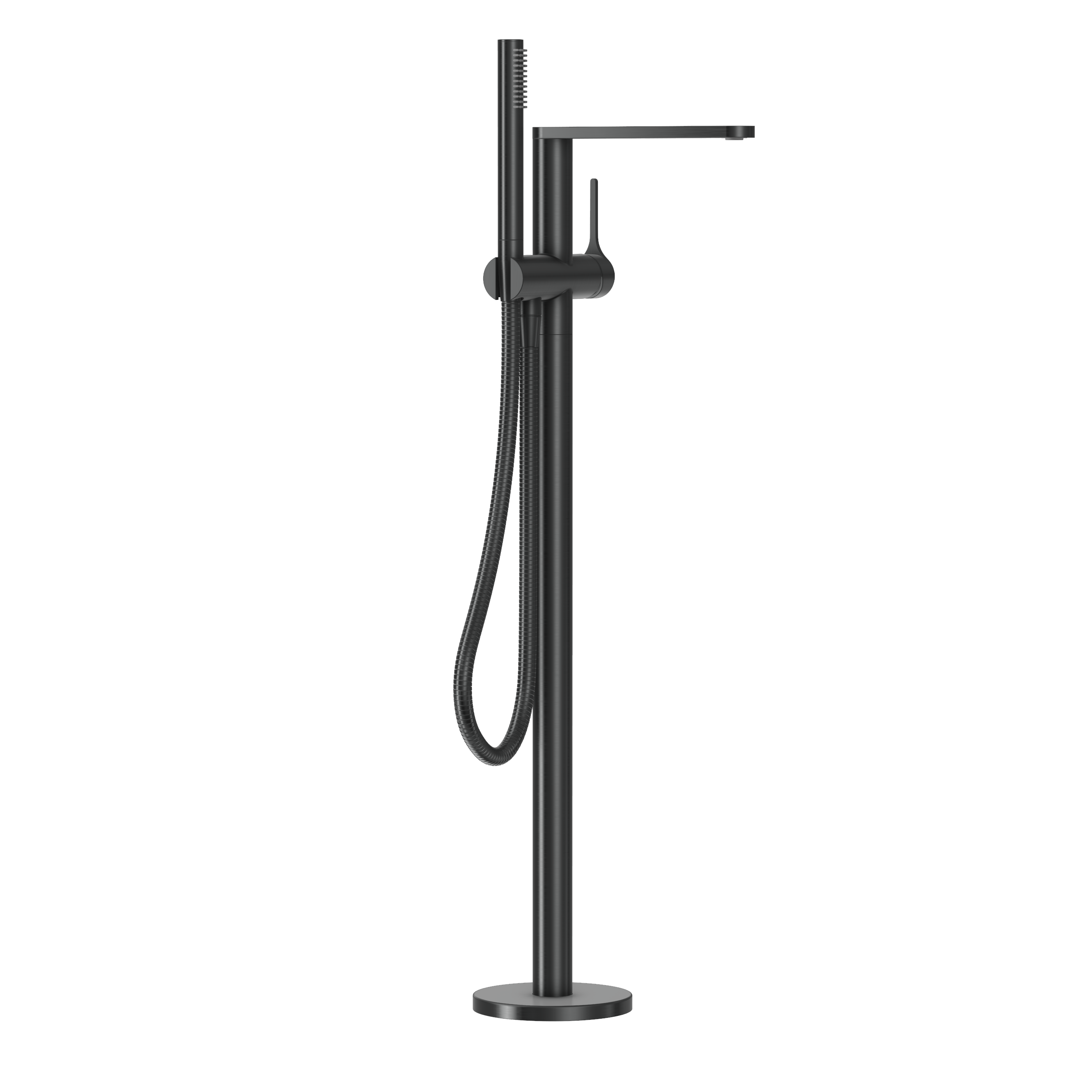 Sereno Bath Filler with Hand Shower - Gun Metal Brushed