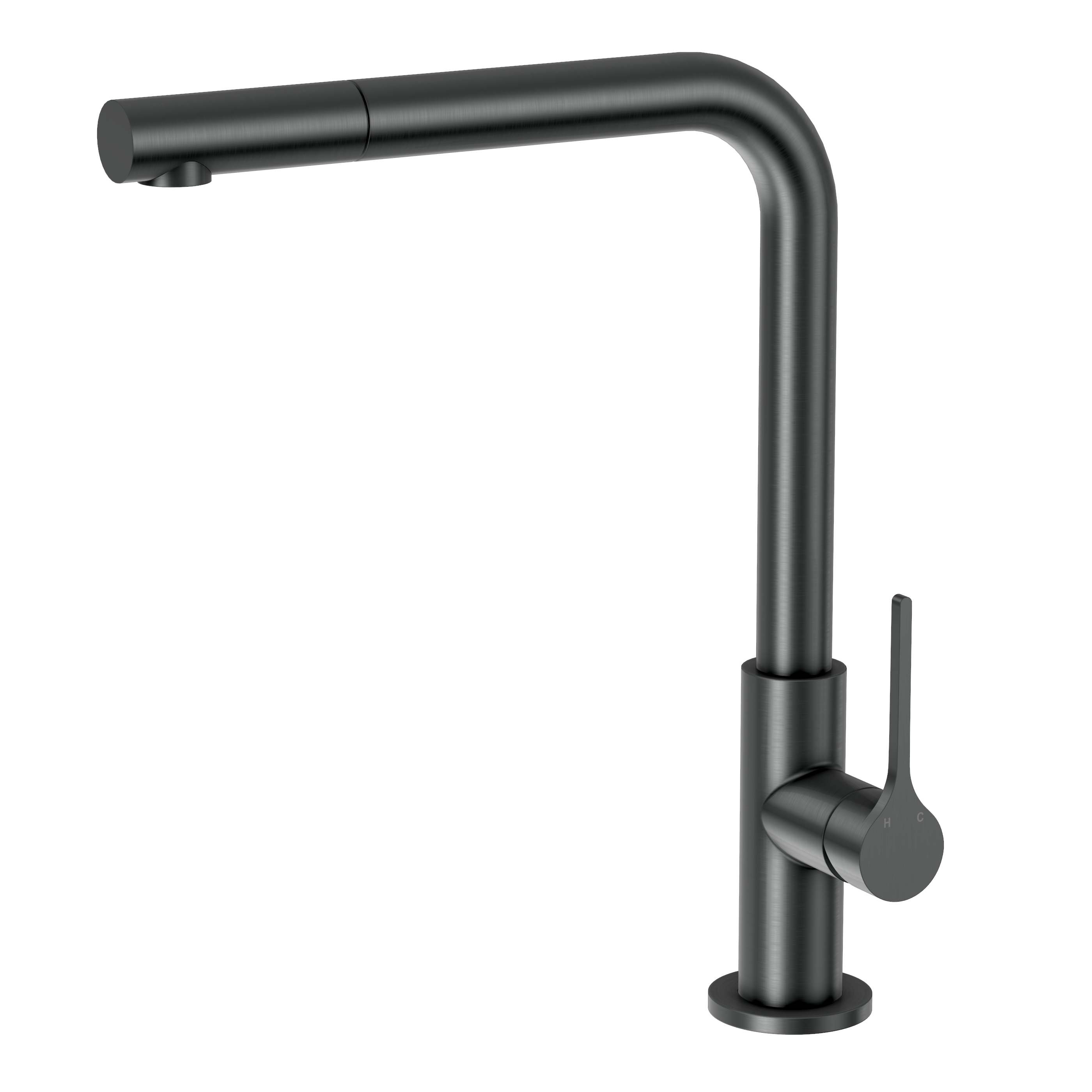 Sereno Laundry Pull Out Mixer - Gun Metal Brushed
