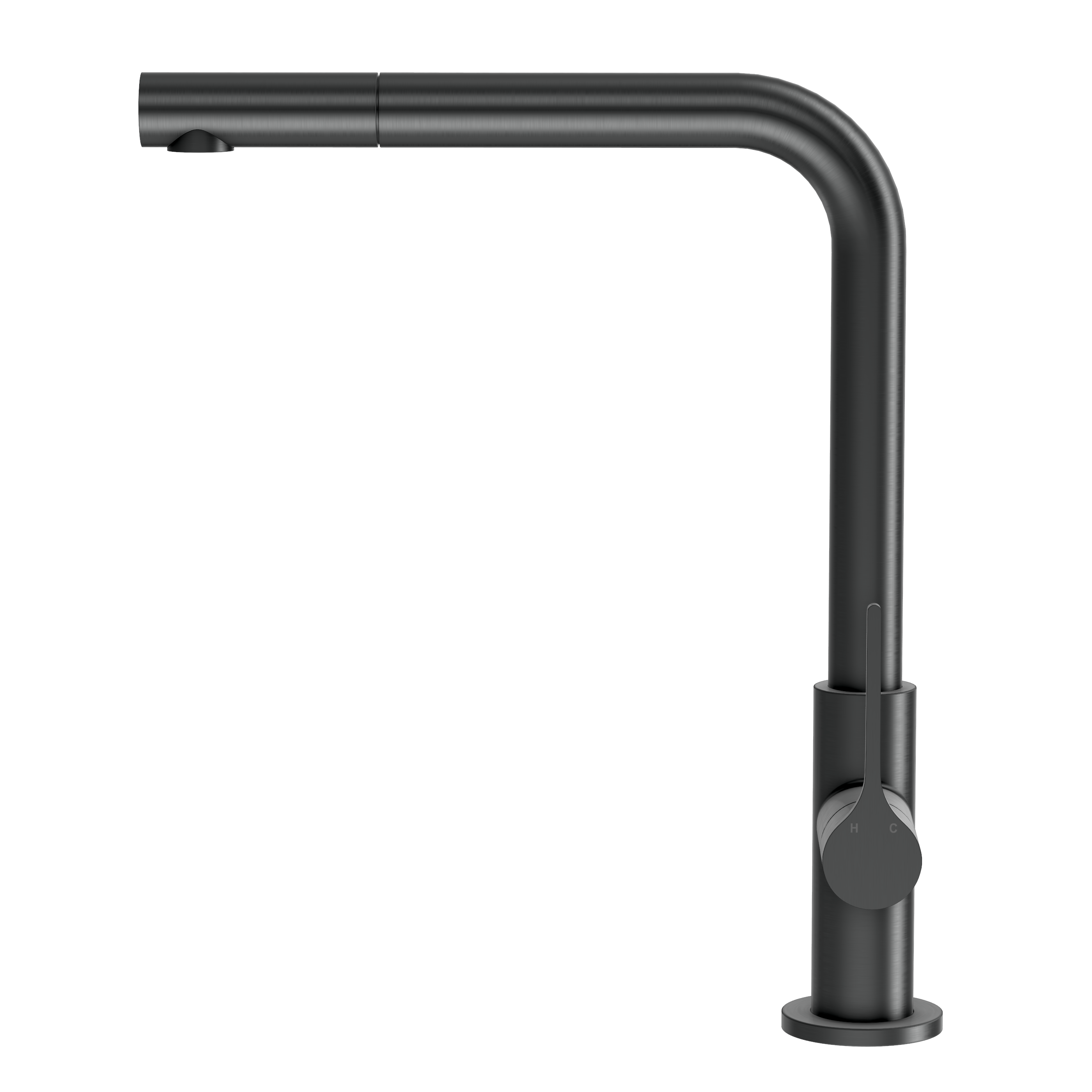 Sereno Laundry Pull Out Mixer - Gun Metal Brushed