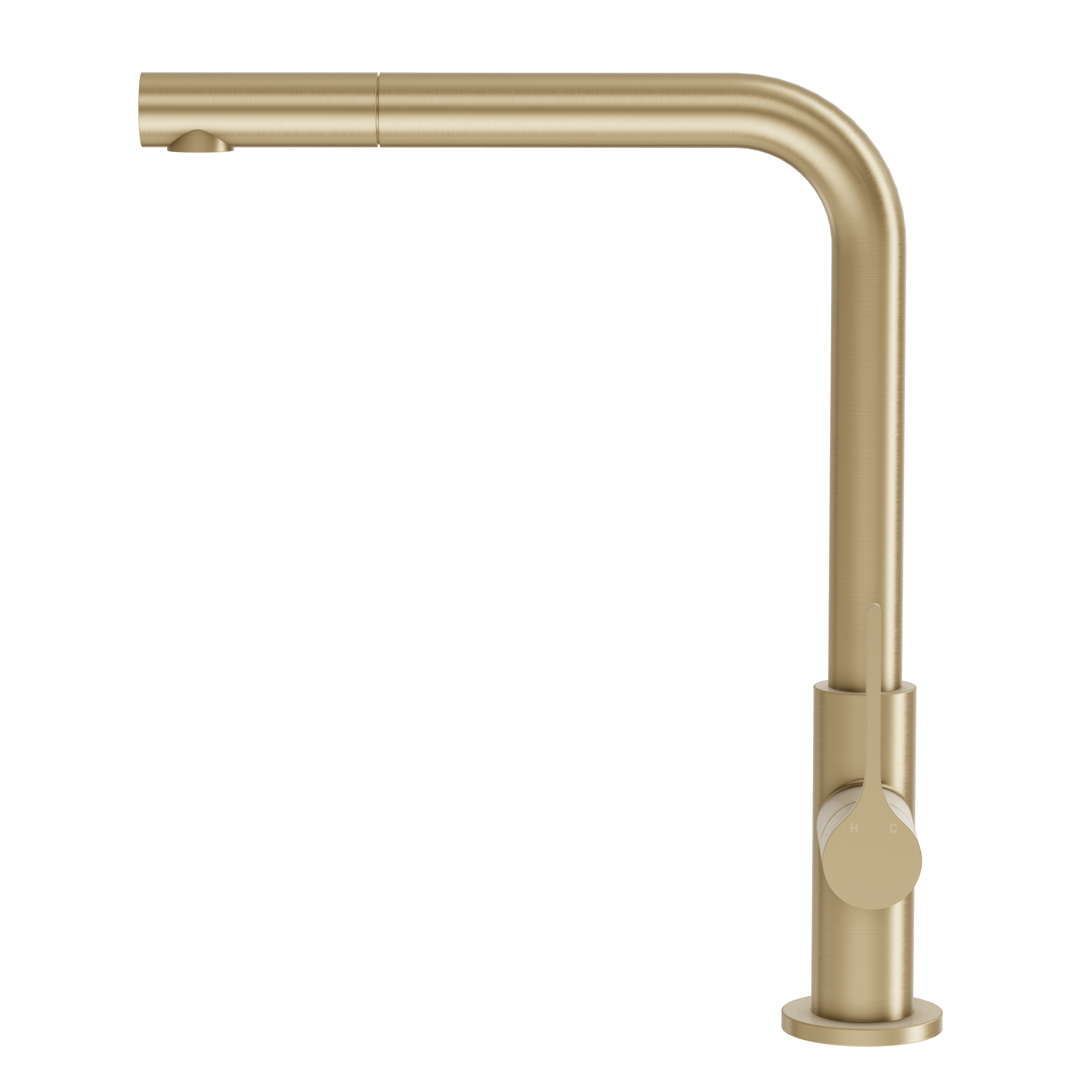 Sereno Laundry Pull Out Mixer - Brushed Brass