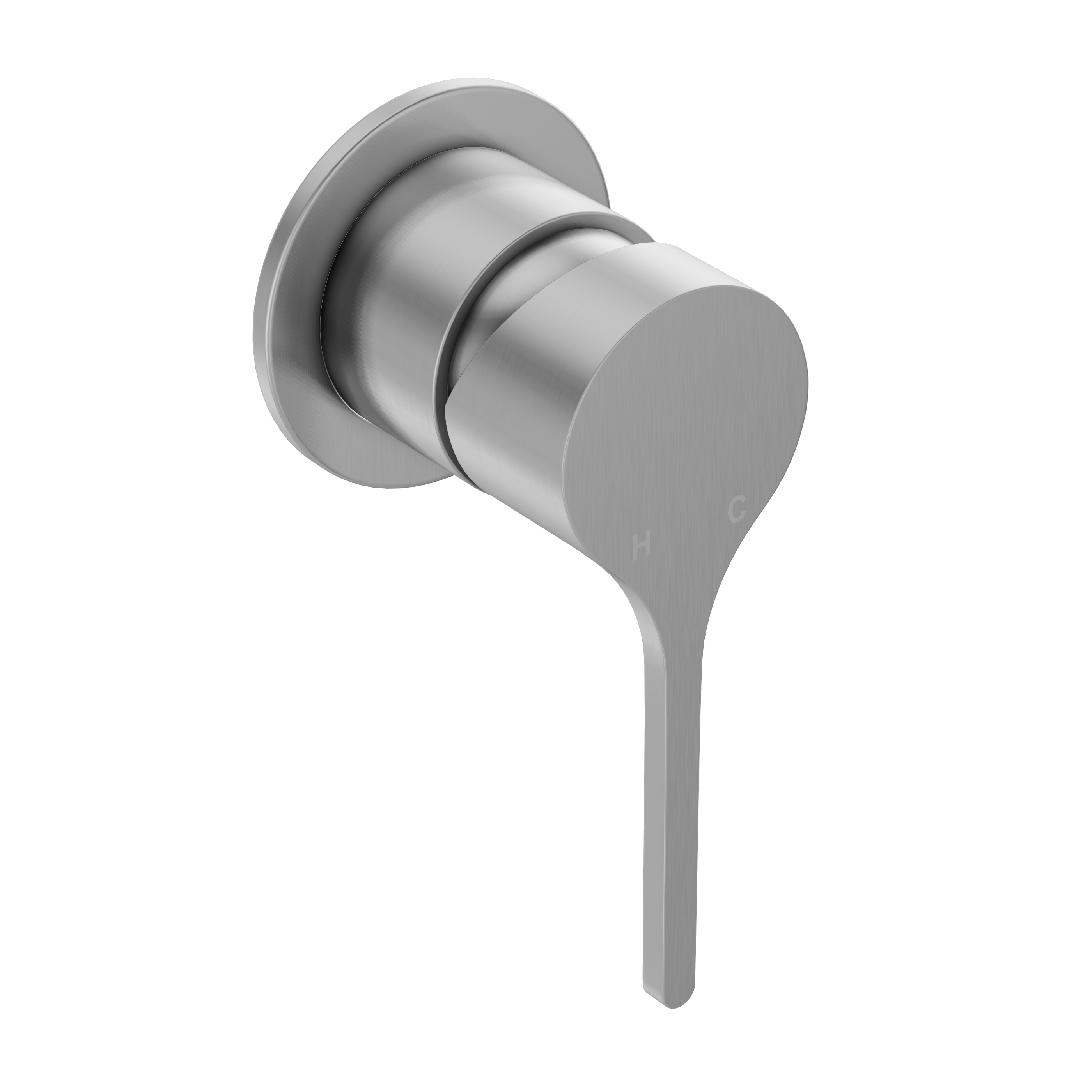 Sereno Minimal Wall Mixer - Brushed Nickel