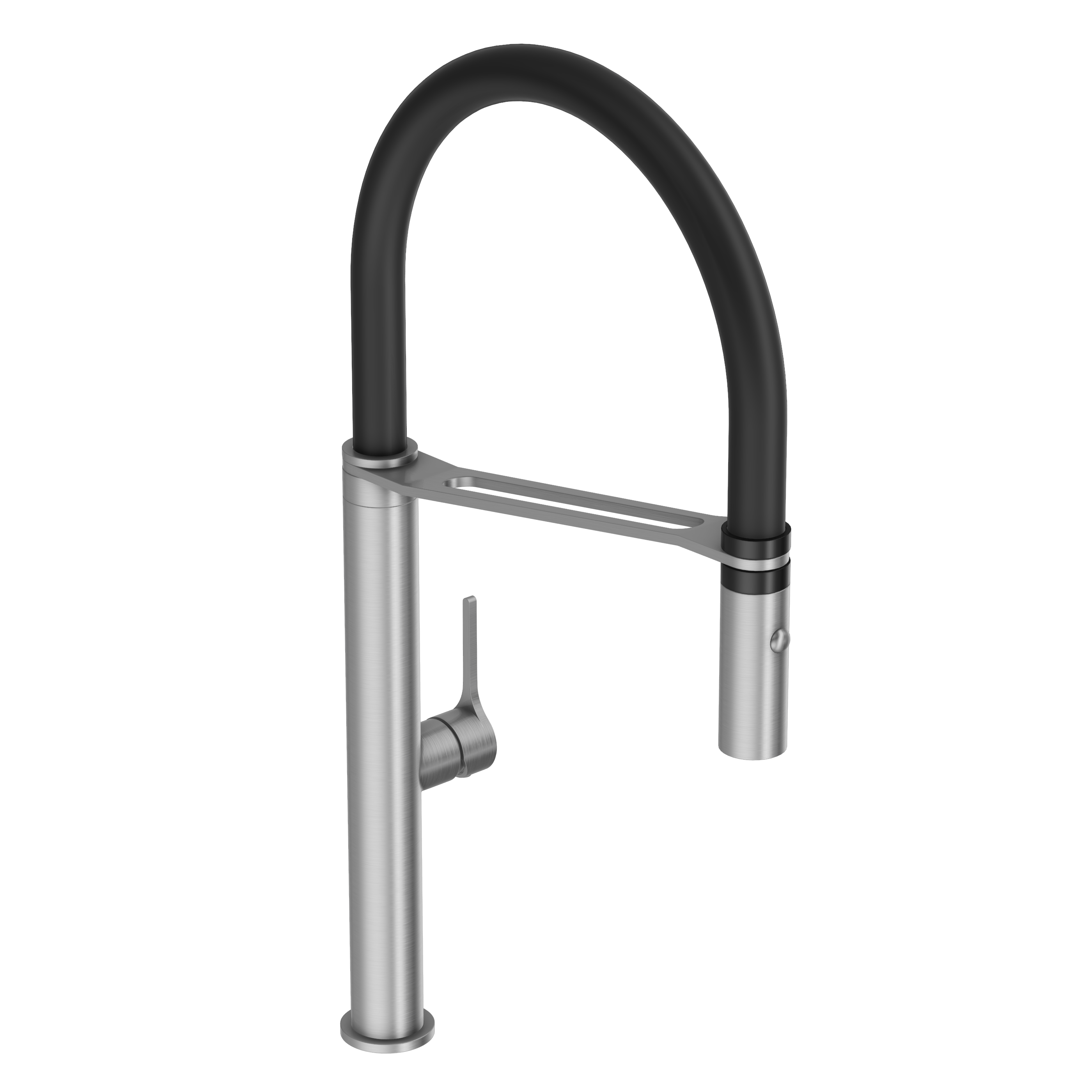Sereno Pull Down Kitchen Mixer Tap - Brushed Nickel