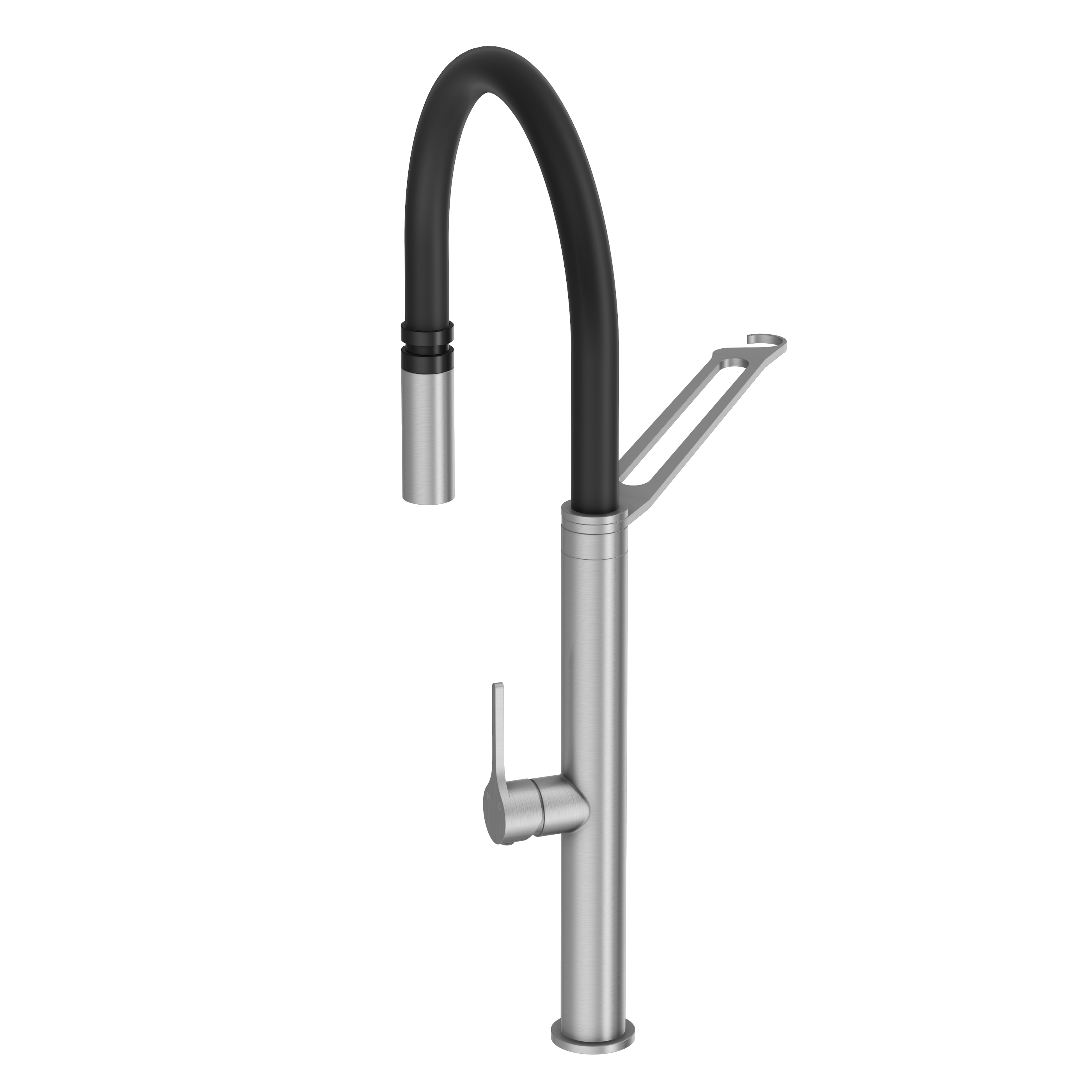 Sereno Pull Down Kitchen Mixer Tap - Brushed Nickel
