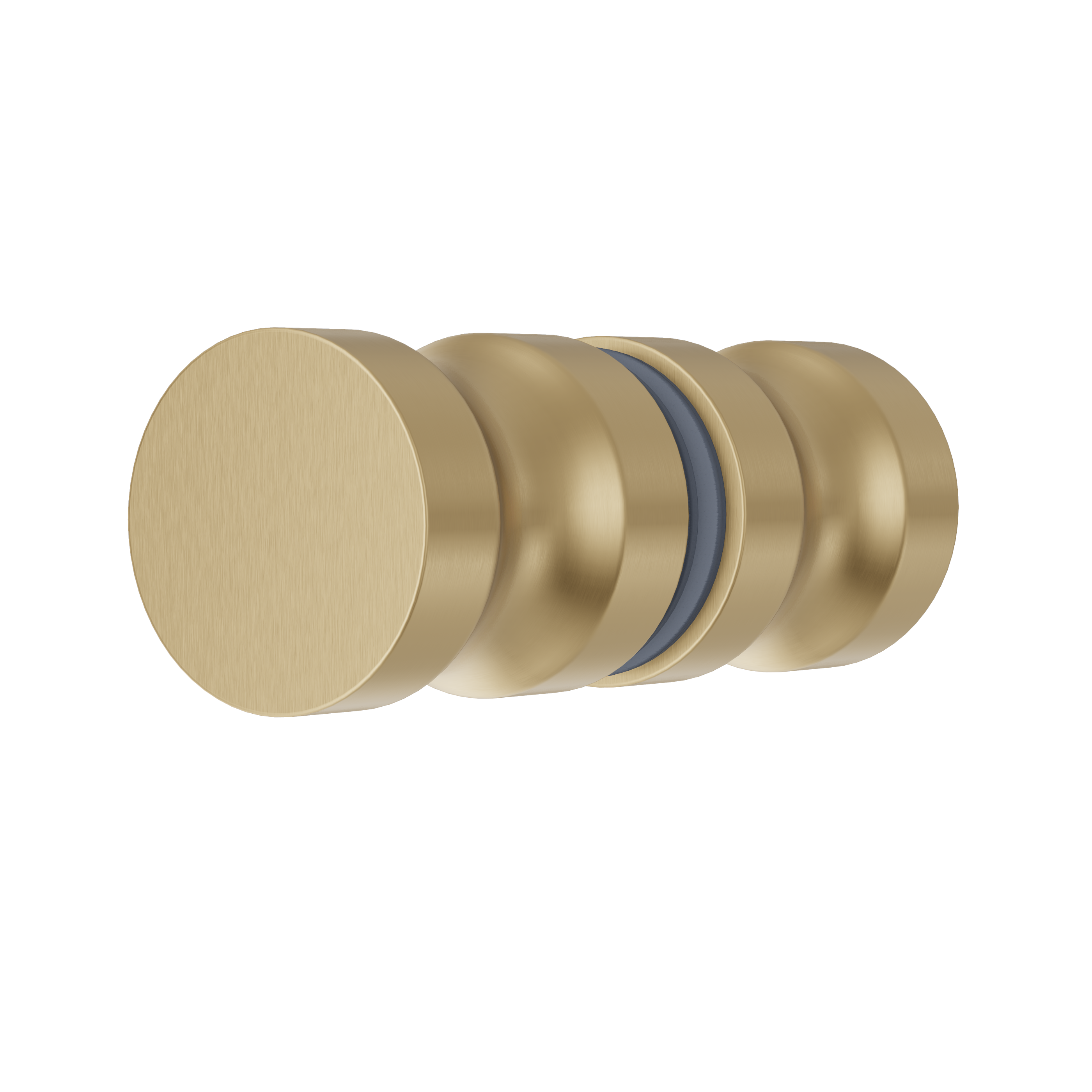 Shower Door Handle - Brushed Brass