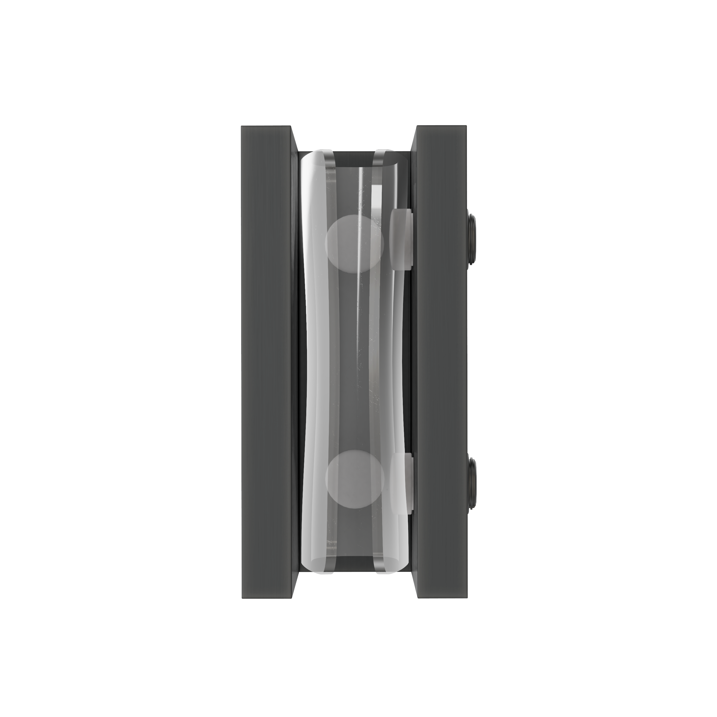 Shower Glass Clamp - Gun Metal Brushed