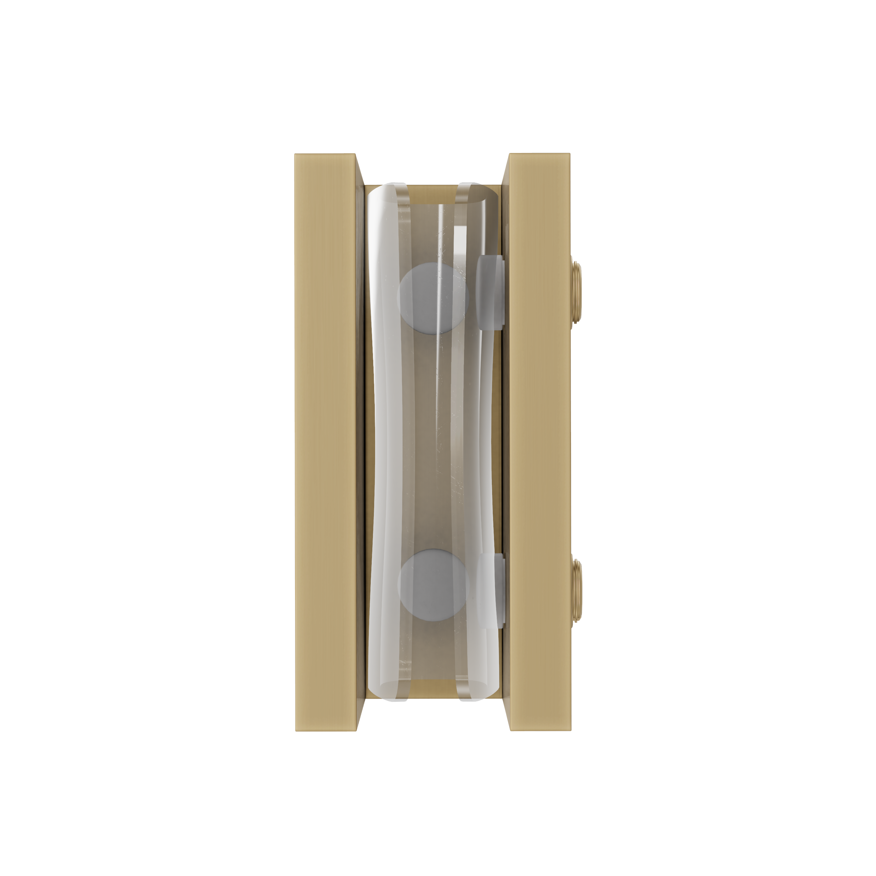 Shower Glass Clamp - Brushed Brass
