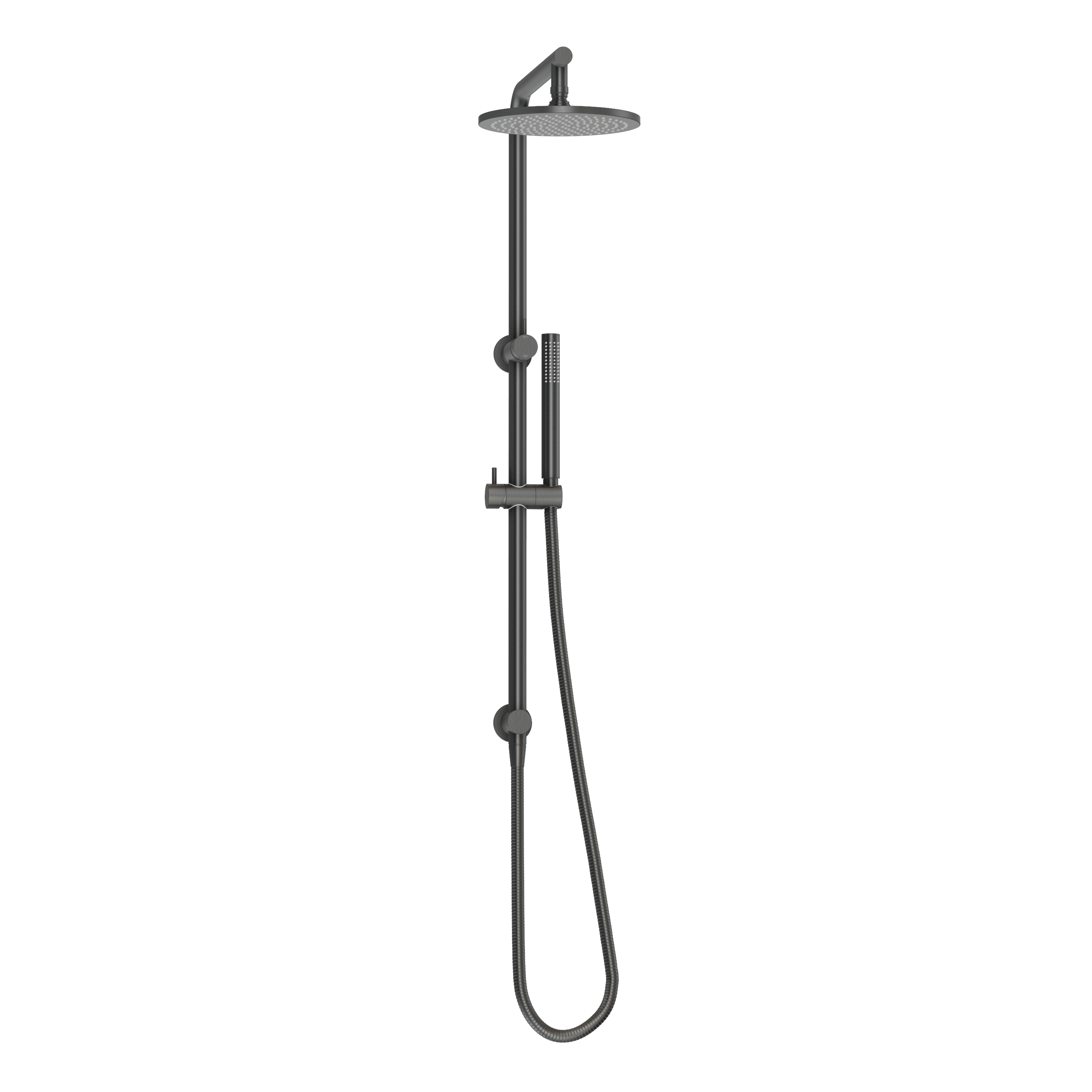 Shower Rail Set - Gun Metal Brushed