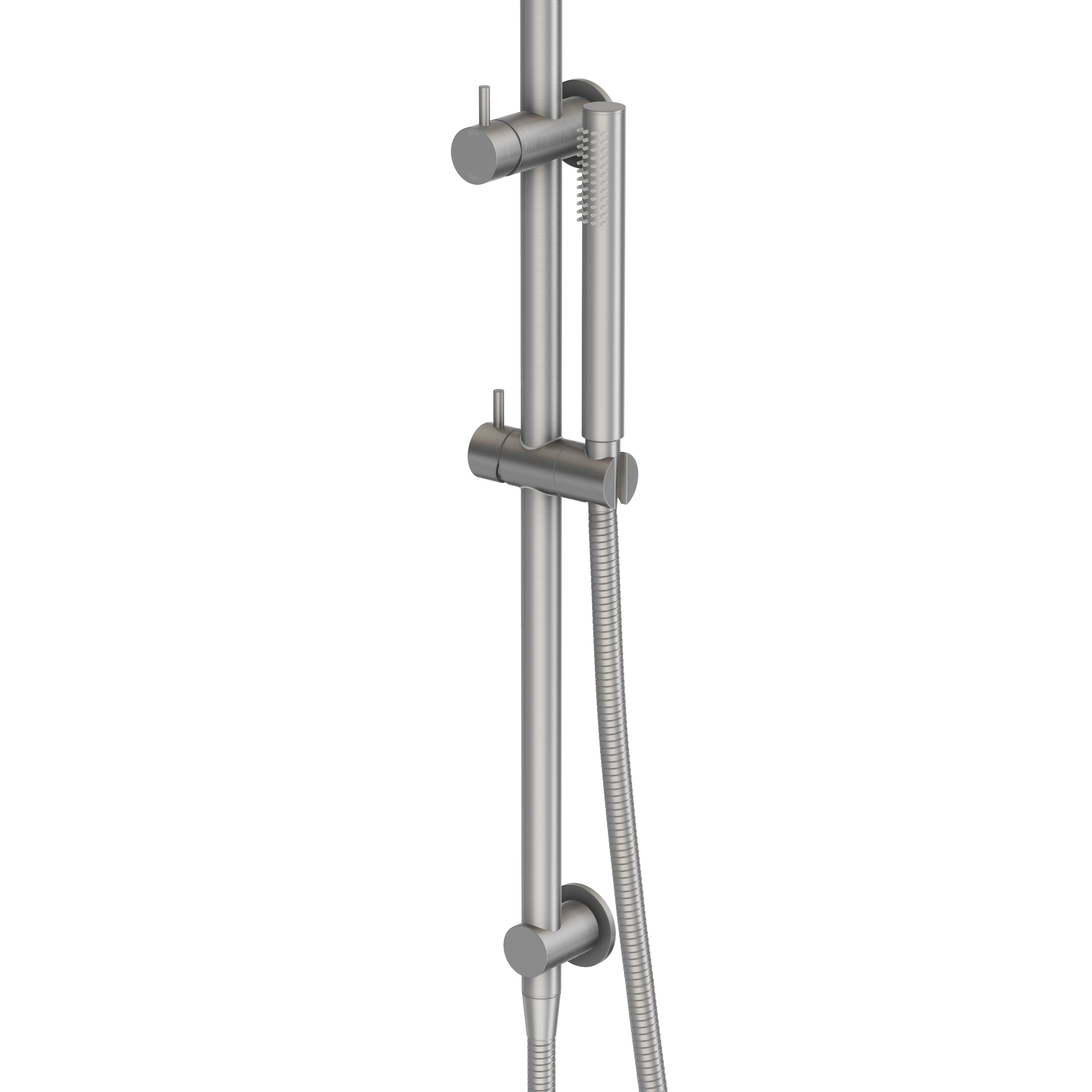 Shower Rail Set - Brushed Nickel