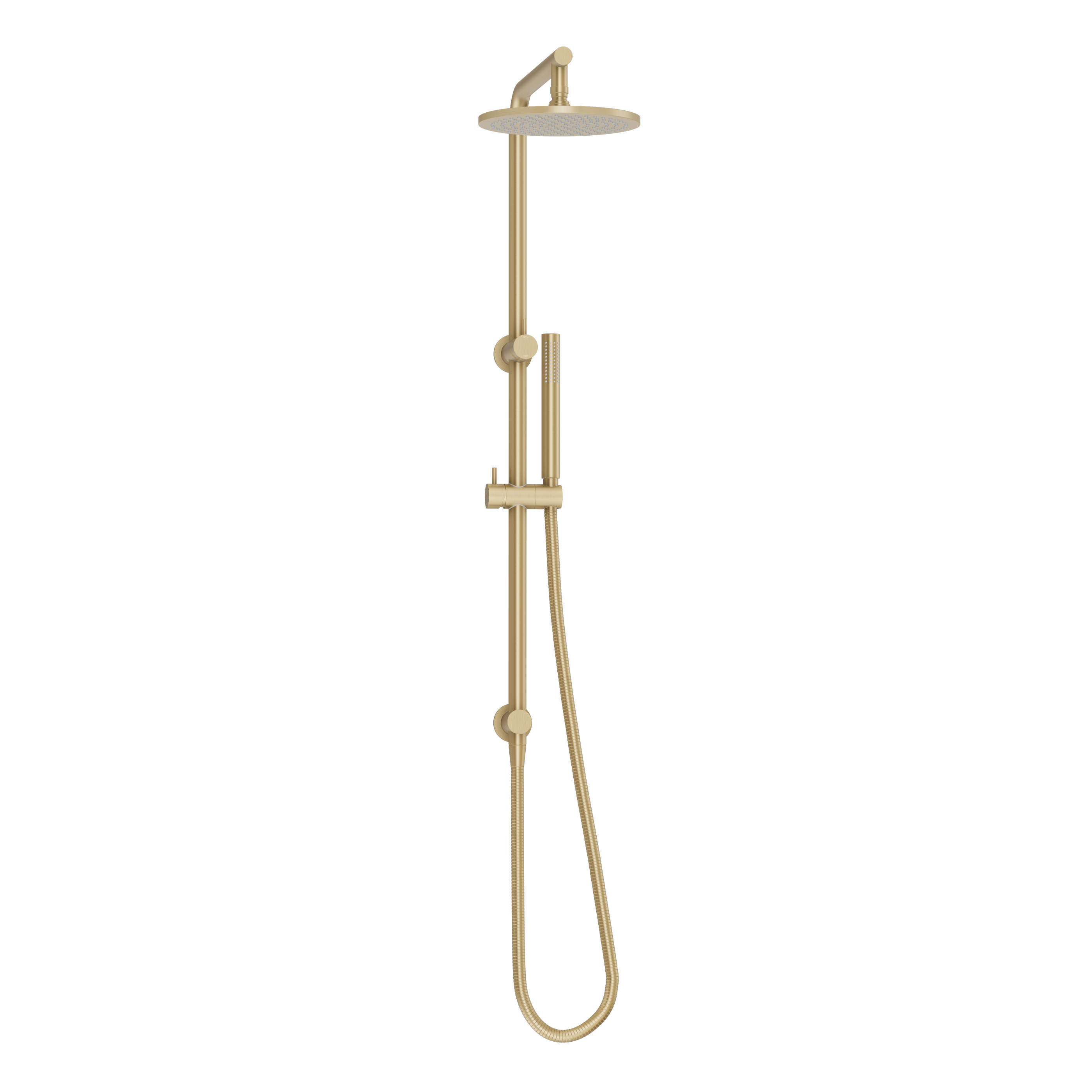 Shower Rail Set - Brushed Brass