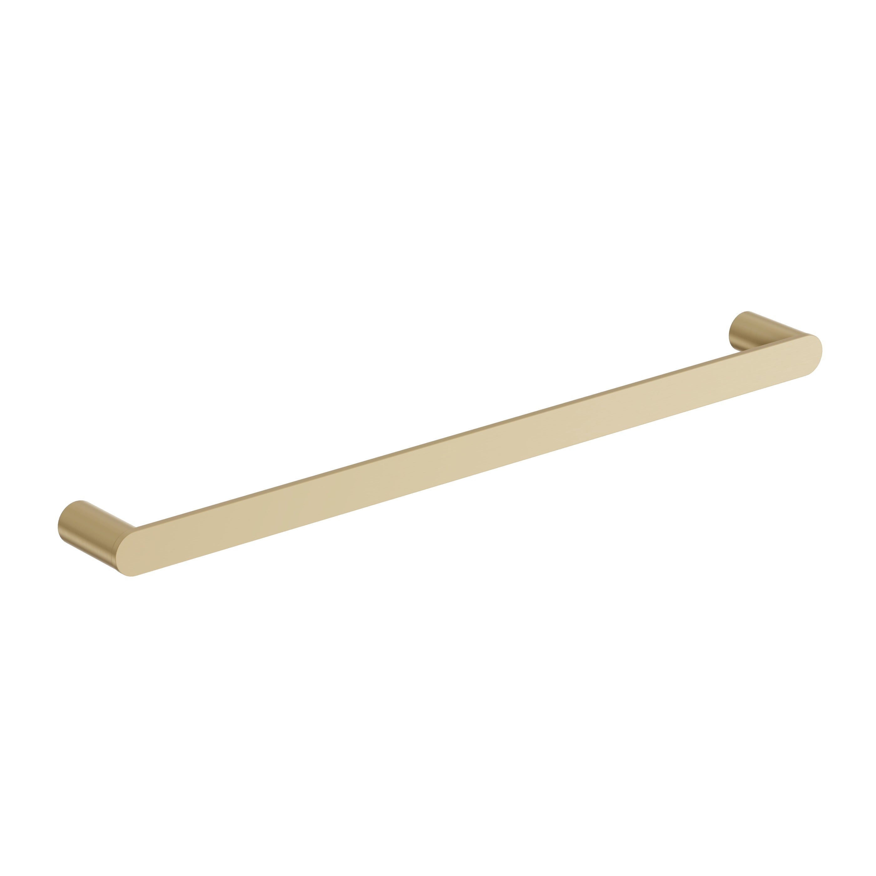 Single Towel Rail - Brushed Brass