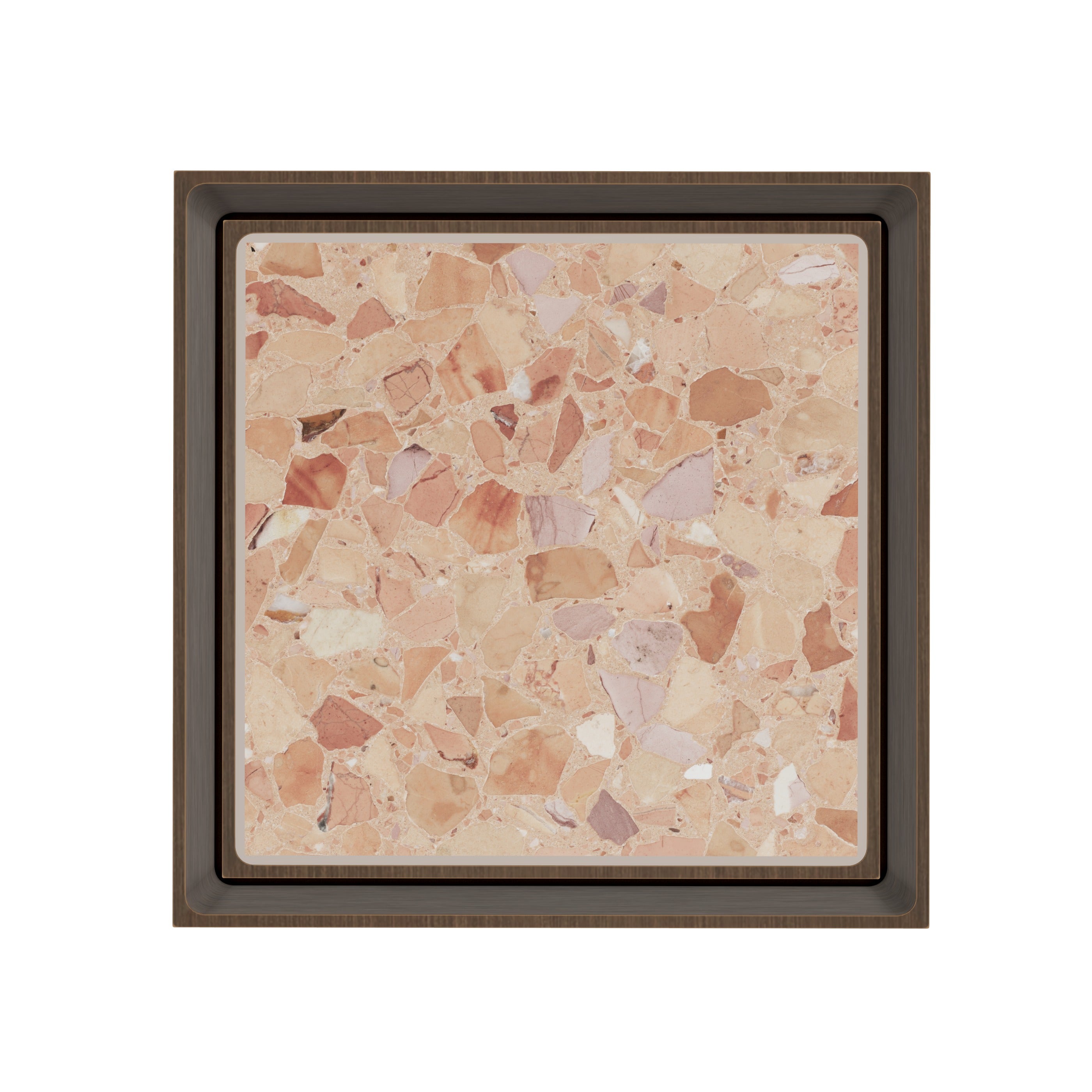 Tile Insert Floor Waste - Antique Brass