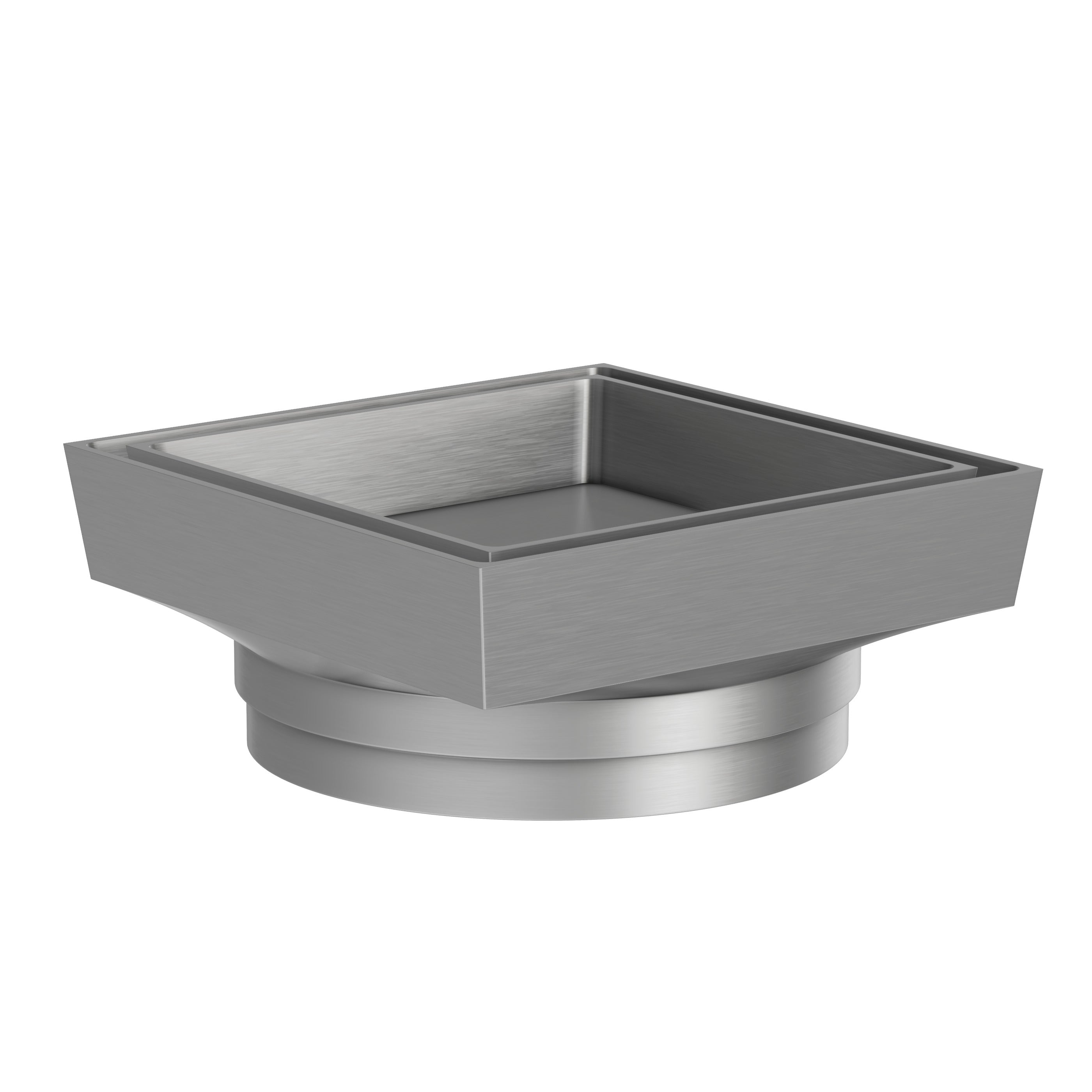 Tile Insert Floor Waste - Brushed Nickel