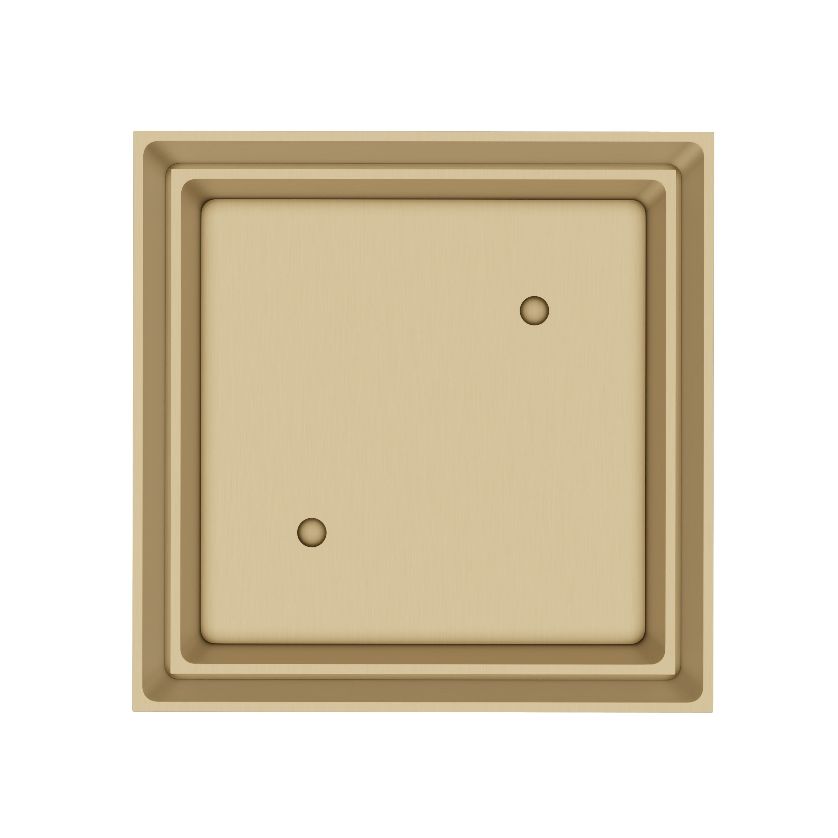 Tile Insert Floor Waste - Brushed Brass