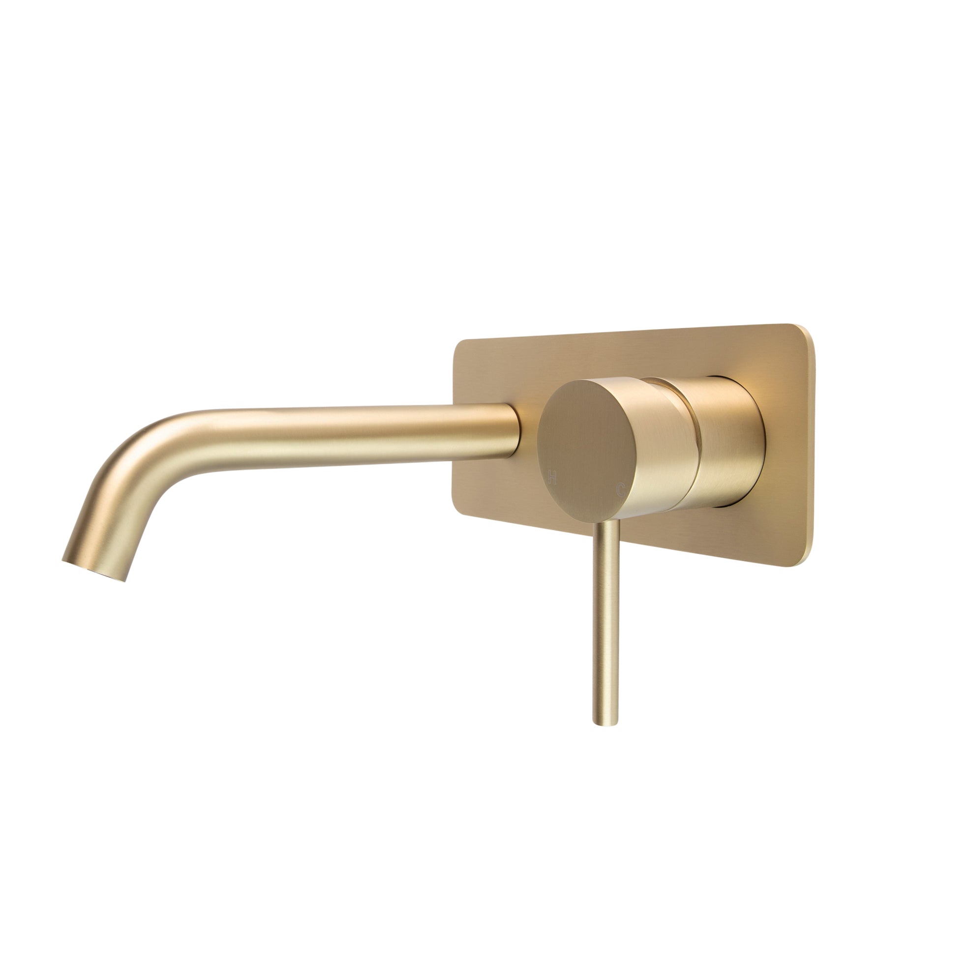 Haven Wall Mixer Tap - Brushed Brass