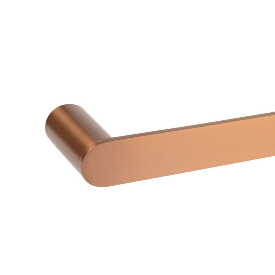 Single Towel Rail - Rose Bronze