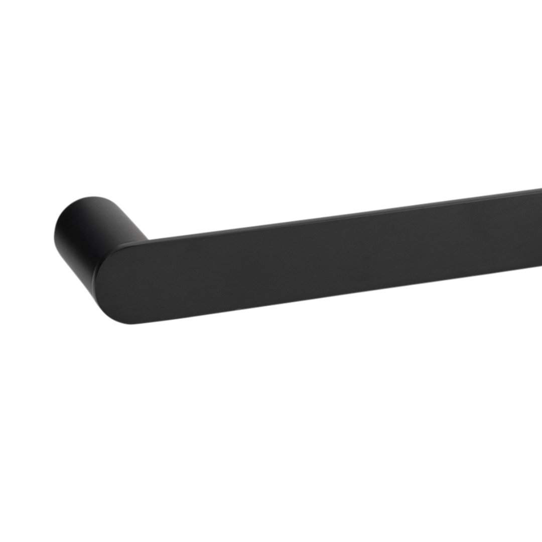 Single Towel Rail - Matte Black