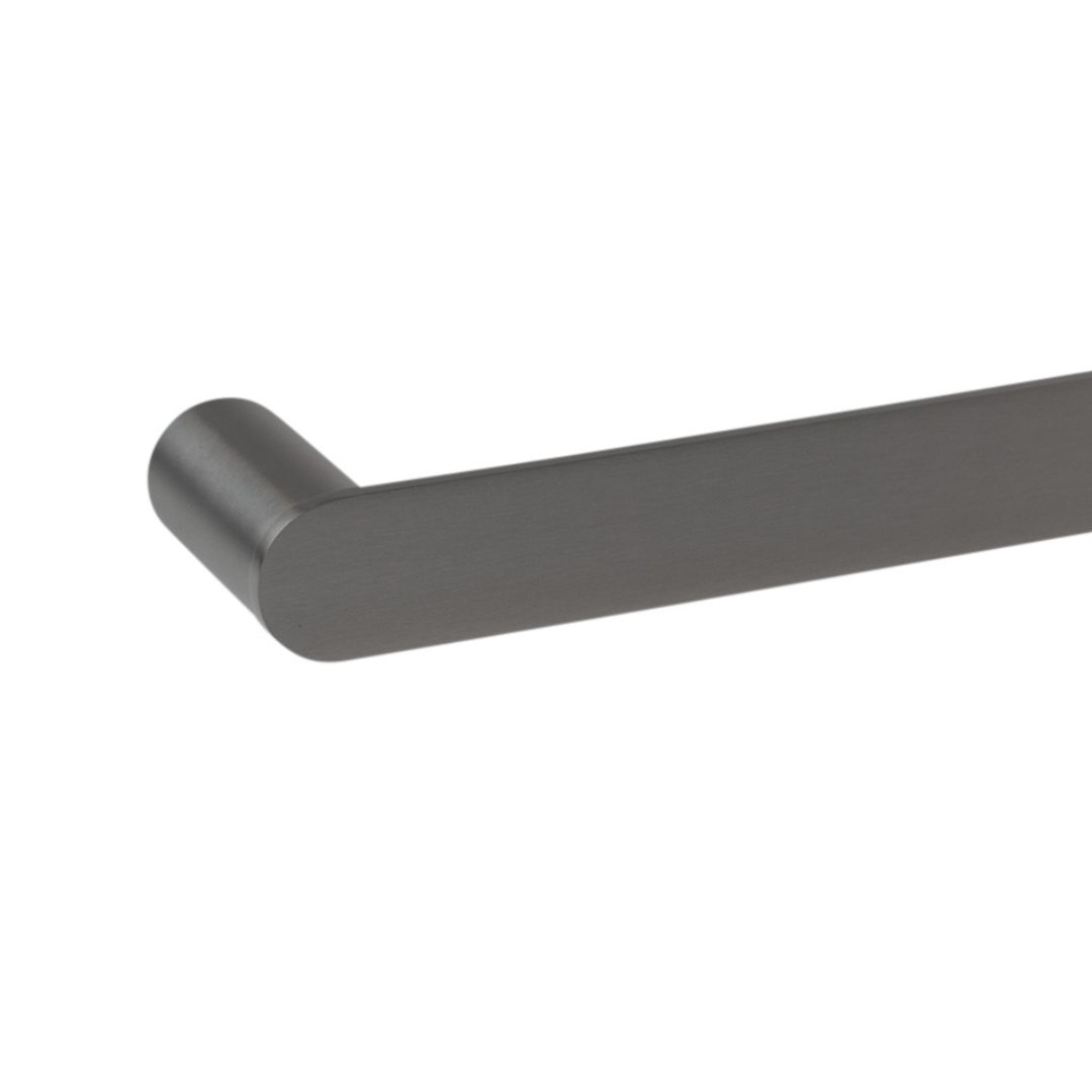 Single Towel Rail - Gun Metal Brushed