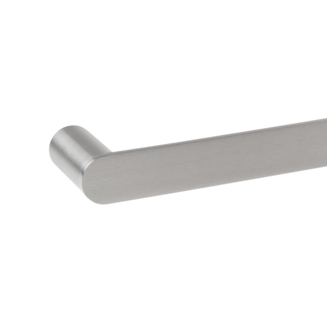 Single Towel Rail - Brushed Nickel