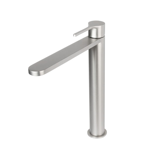 Sereno Tall Basin Mixer Tap - Brushed Nickel