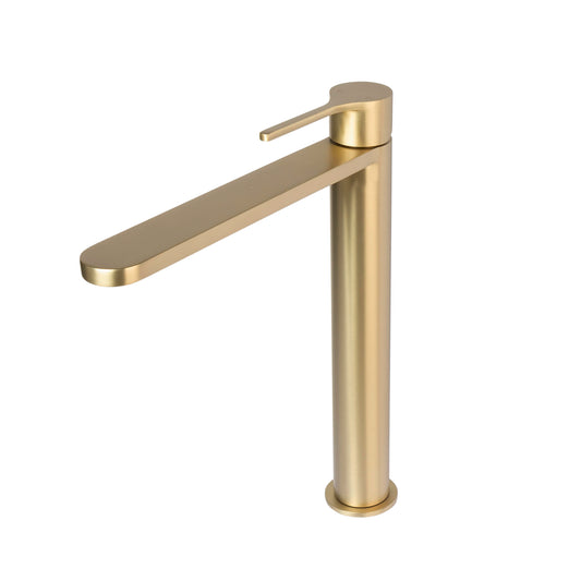 Sereno Tall Basin Mixer Tap - Gold Brushed