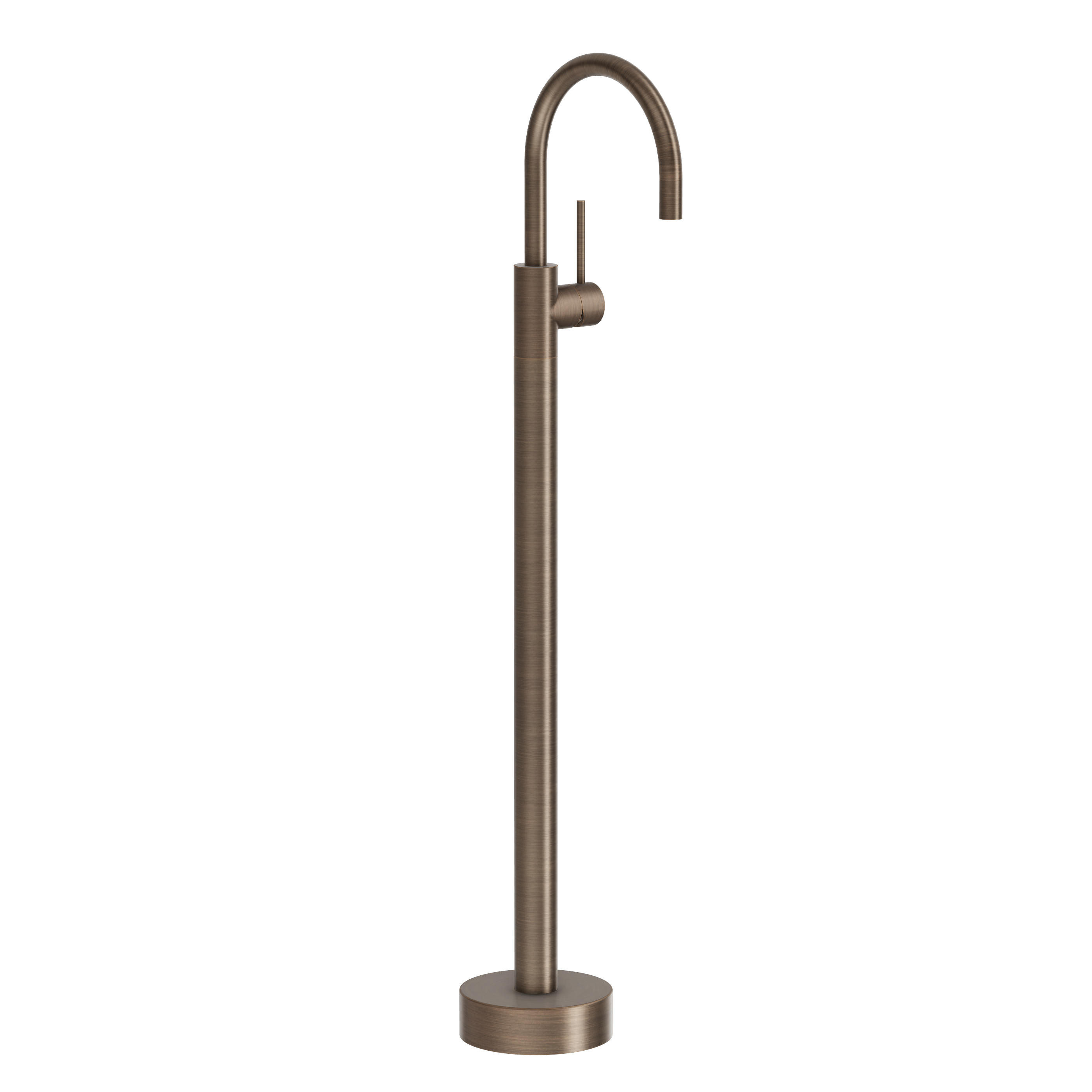 Haven Bath Filler with Mixer - Antique Brass