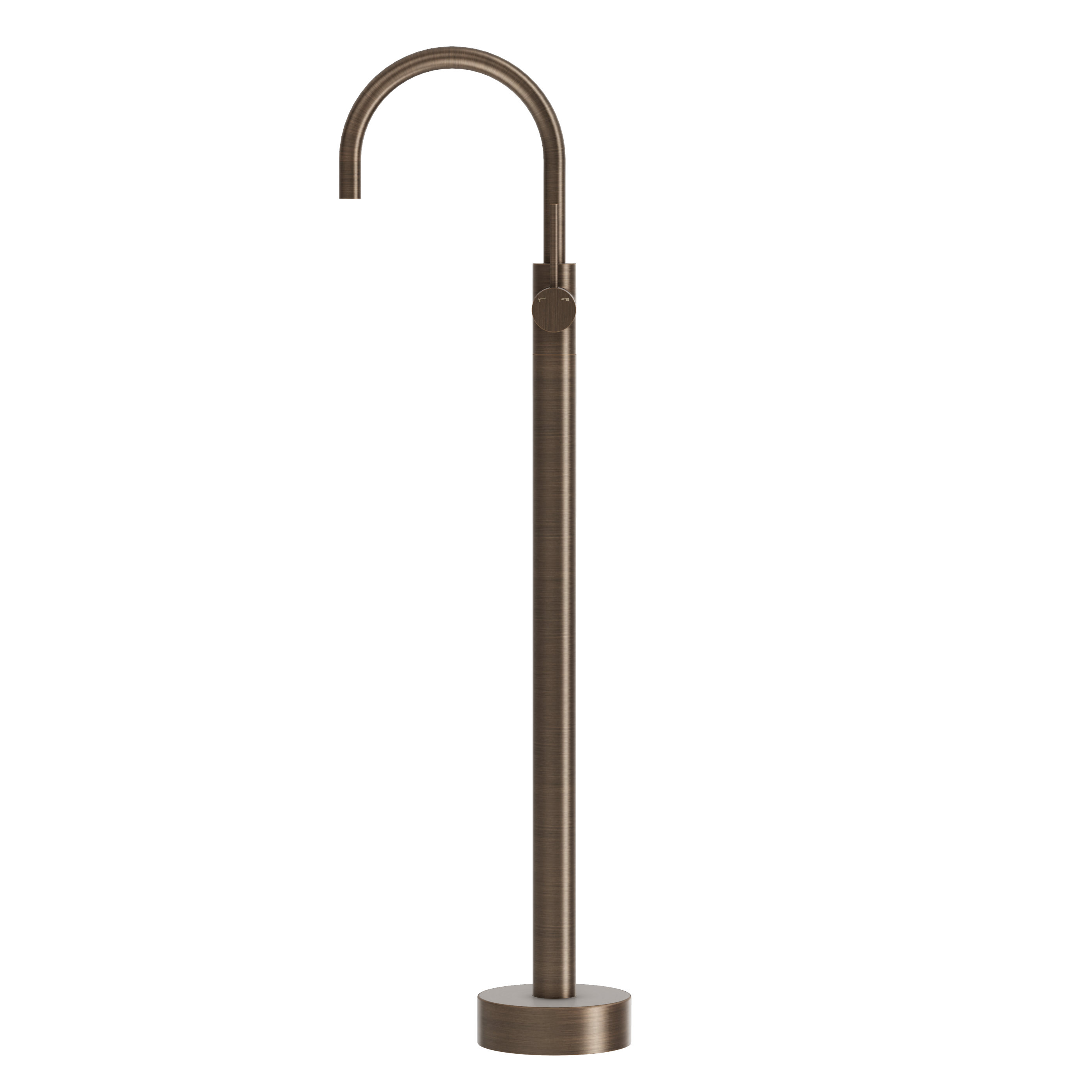 Haven Bath Filler with Mixer - Antique Brass