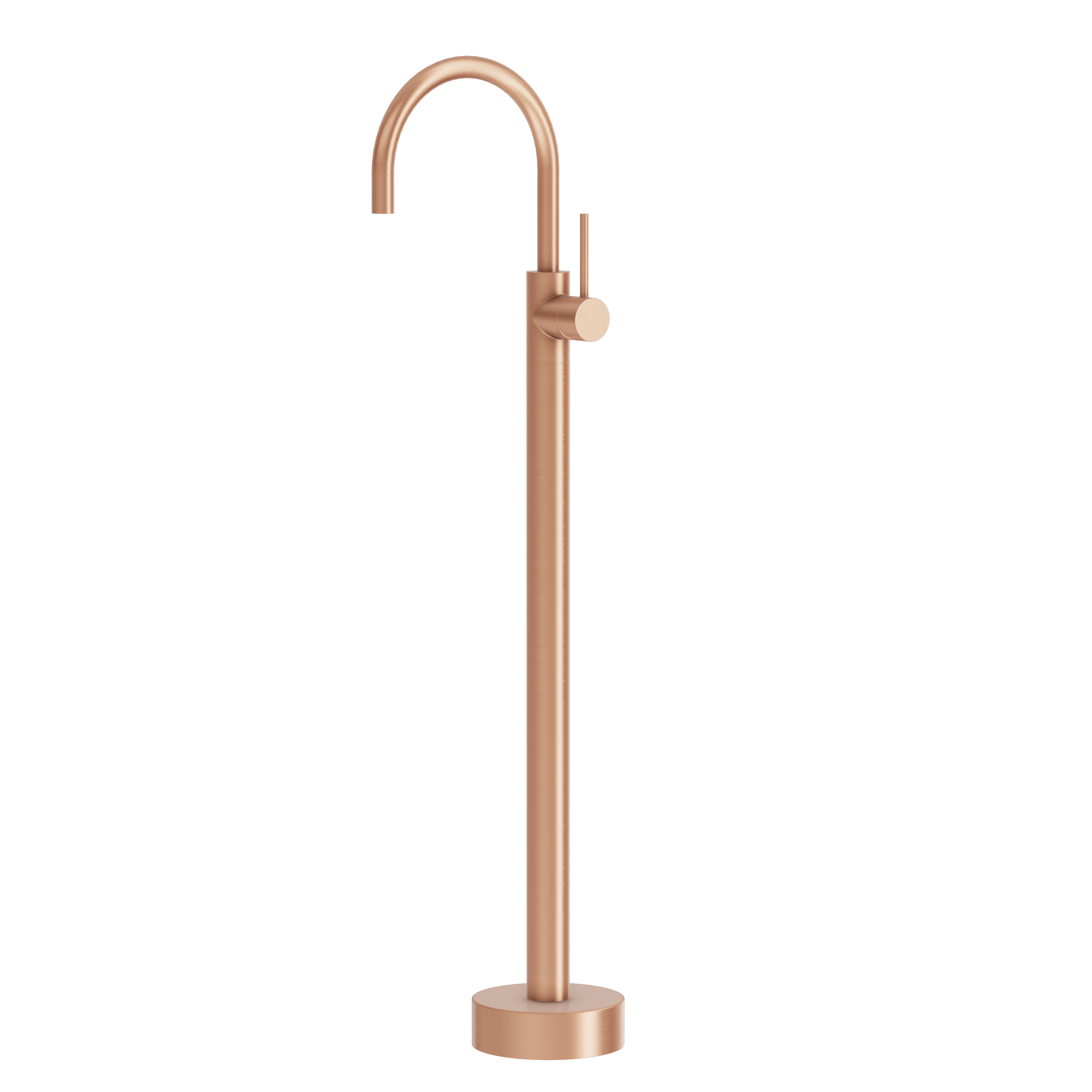 Haven Bath Filler with Mixer - Brushed Copper